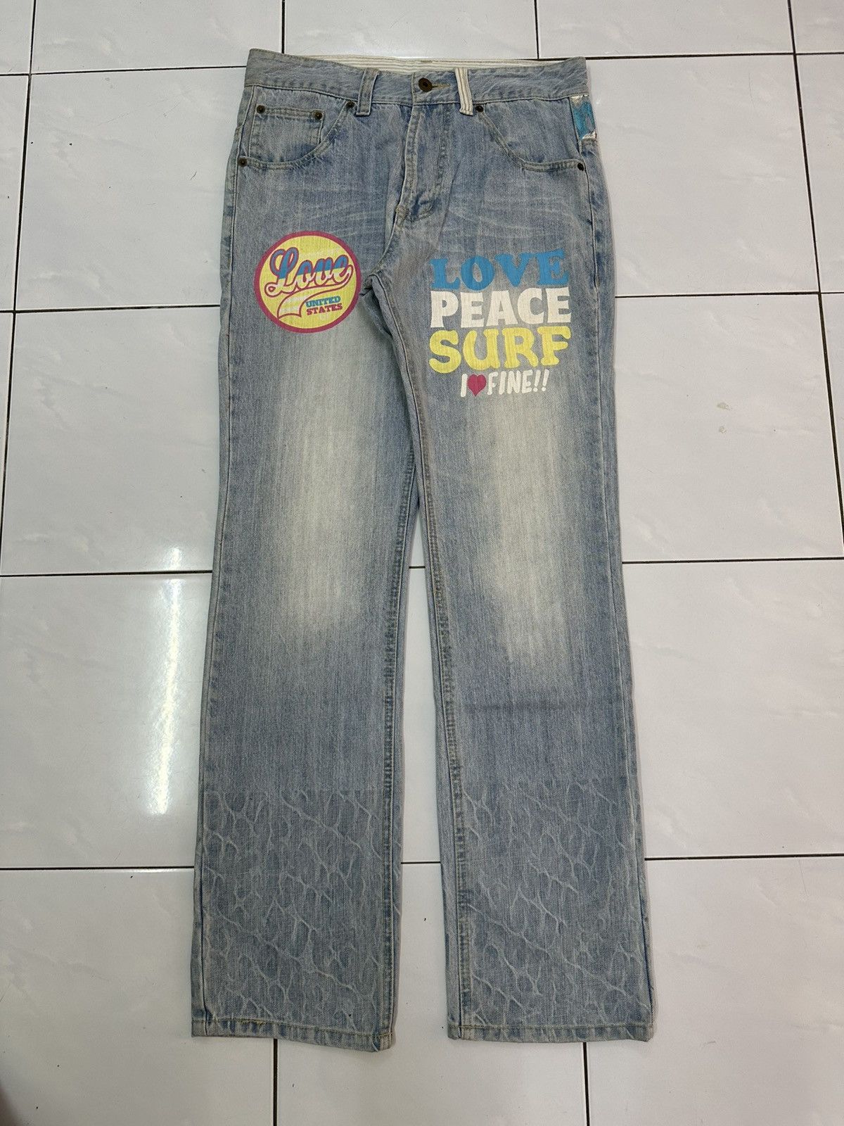 Japanese Brand Vintage CLONE DEVGRU Streetwear Denim Jeans Size US 31 - 4 Thumbnail