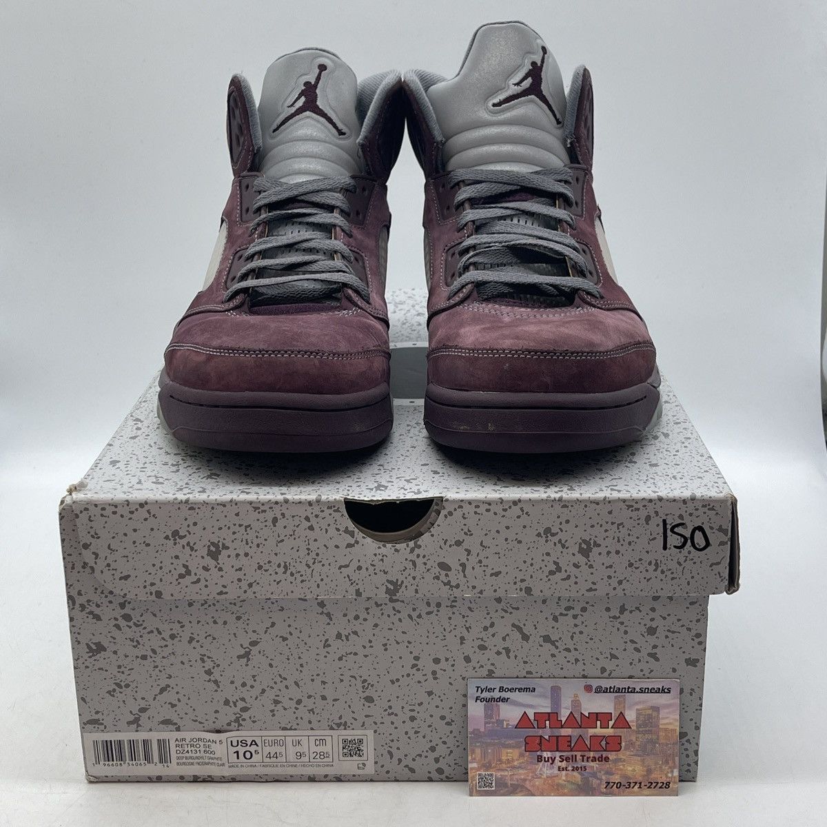 Jordan Brand Air Jordan 5 burgundy Size US 10.5 / EU 43-44 - 2 Thumbnail