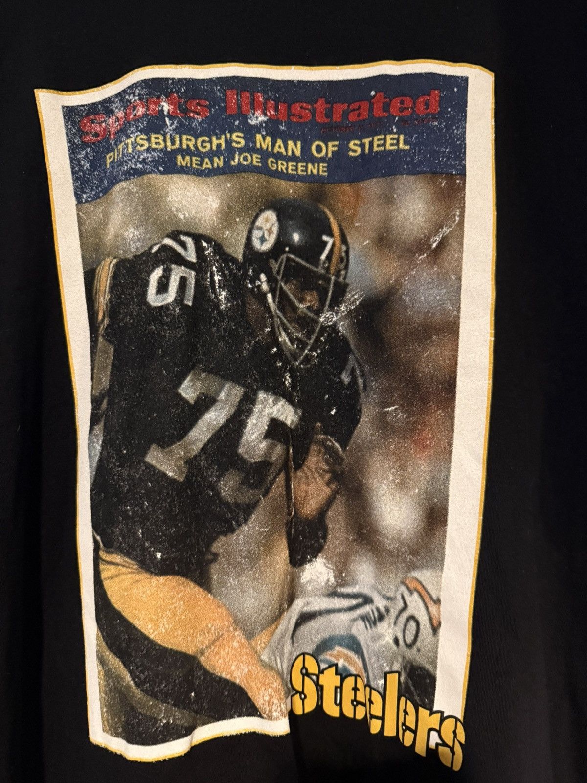 Mitchell & Ness Vintage RARE Joe Green Pittsburgh Steelers t-shirt Size US XXL / EU 58 / 5 - 2 Thumbnail