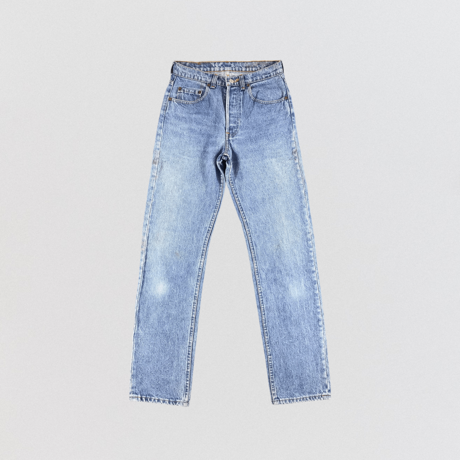 Levi's × Vintage Vintage 90s Distress Blue Wash Levis 501 Jeans-JM1567 Size US 28 / EU 44 - 1 Thumbnail