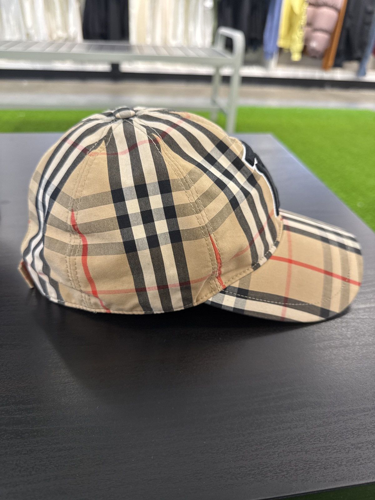 Burberry × Vintage Burberry Hat Size ONE SIZE - 5 Thumbnail