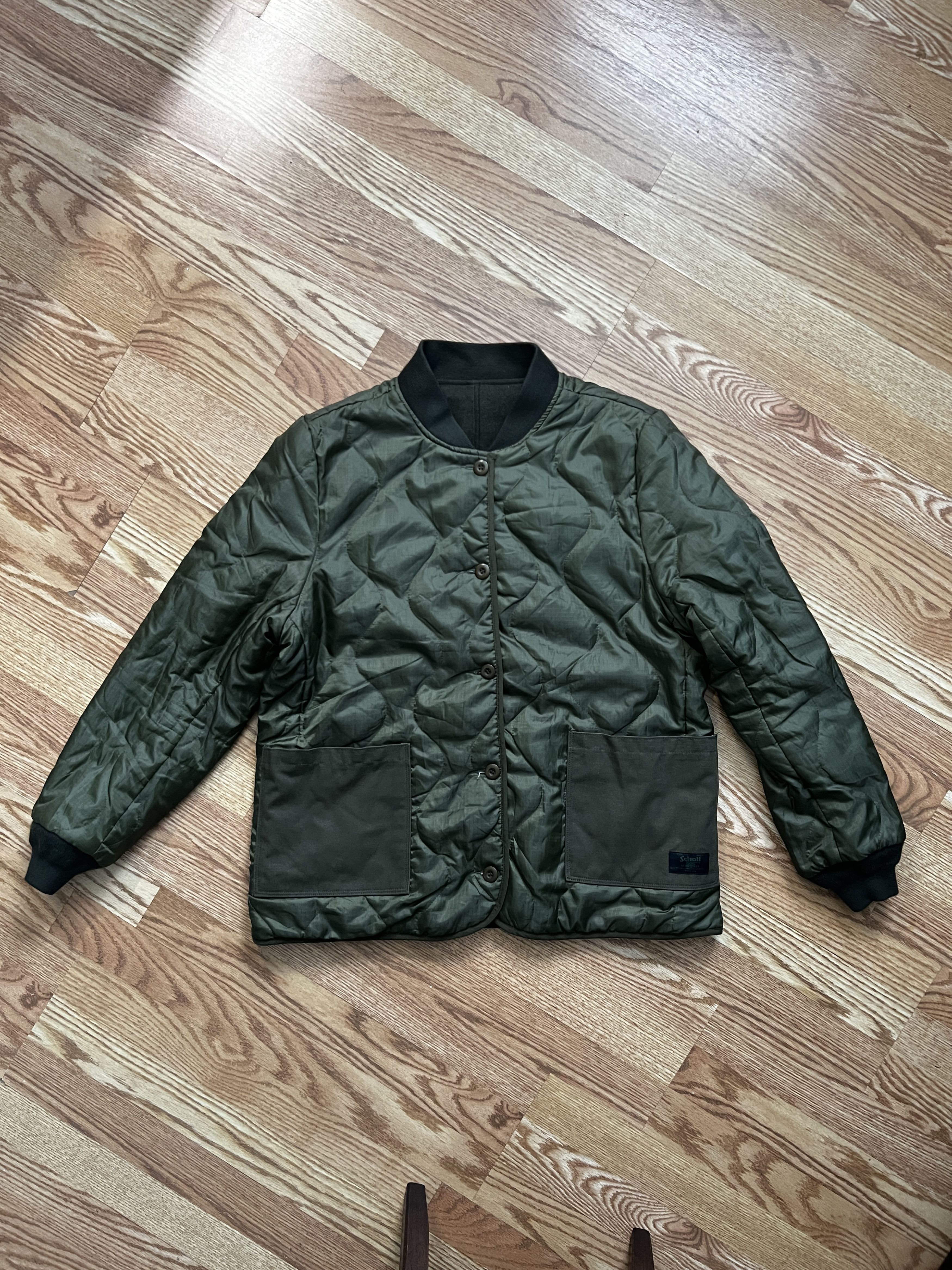 Schott Schott NYC Reversible Military M-43 Liner Jacket - Size L Size US L / EU 52-54 / 3 - 1 Thumbnail
