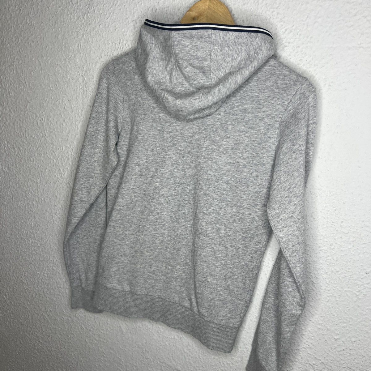 Designer × Moncler Moncler Nylon Pocket Zip Up Hoodie Grey Logo Sleeve Size XS / US 0-2 / IT 36-38 - 12 Thumbnail