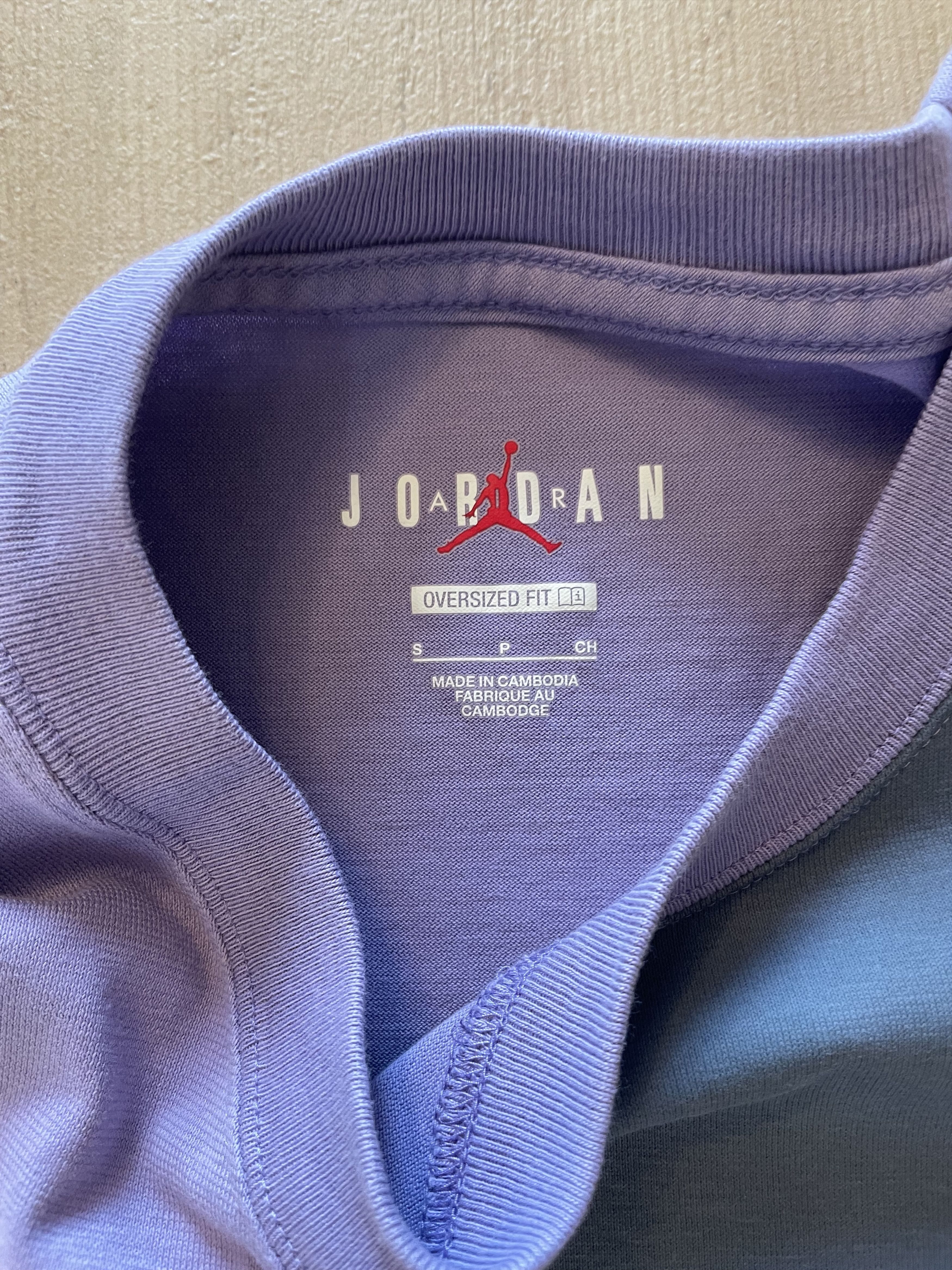 Jordan Brand Jordan T-Shirt Men Large Purple Short Sleeve 90s Nike Air Size US L / EU 52-54 / 3 - 4 Thumbnail