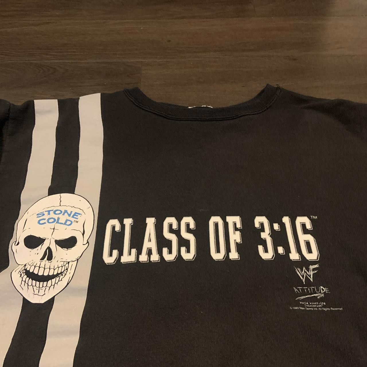 Designer Stone Cold Class Of 3:16 Crewneck Sweatshirt 1999 Large Size US XL / EU 56 / 4 - 1 Thumbnail