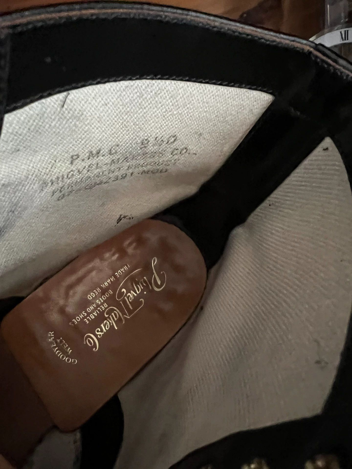 Visvim Phigvel Black Service Boots Italian Leather 91/2D (42.5-43) Size US 9.5 / EU 42-43 - 7 Thumbnail