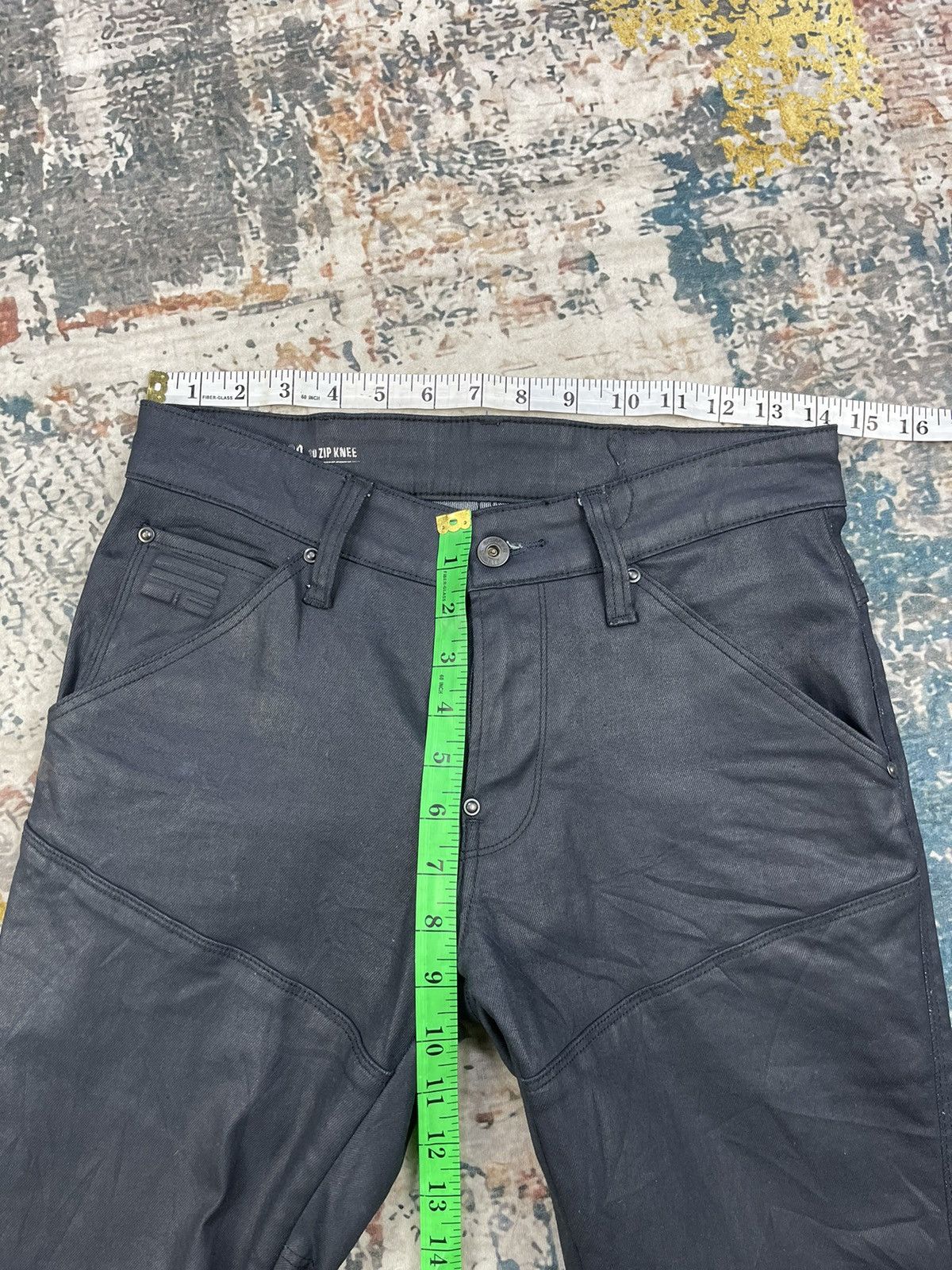 G-Star G Star Raw 3D Zip Knee Super Slim Denim Size US 28 / EU 44 - 7 Thumbnail
