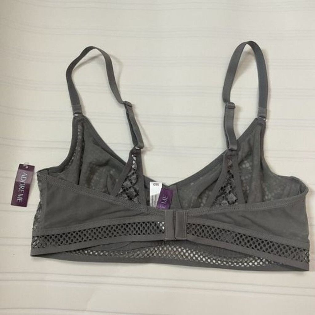 Other NWT Adore Me Lace Unlined Cups Underwire Bra Women Size 36D Size ONE SIZE - 10 Thumbnail