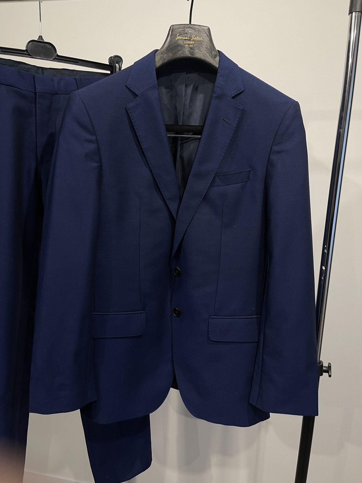 Hugo Boss Hugo Boss classic suit blue blazer trousers 36R Size 36R - 2 Thumbnail