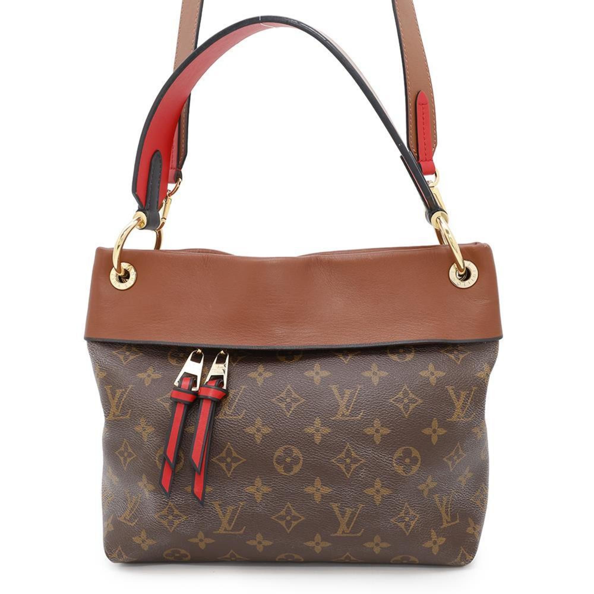 Louis Vuitton Shoulder Bag Monogram Tuileries Besace M43157 Louis Vuitton 2Way in Red, Women's
