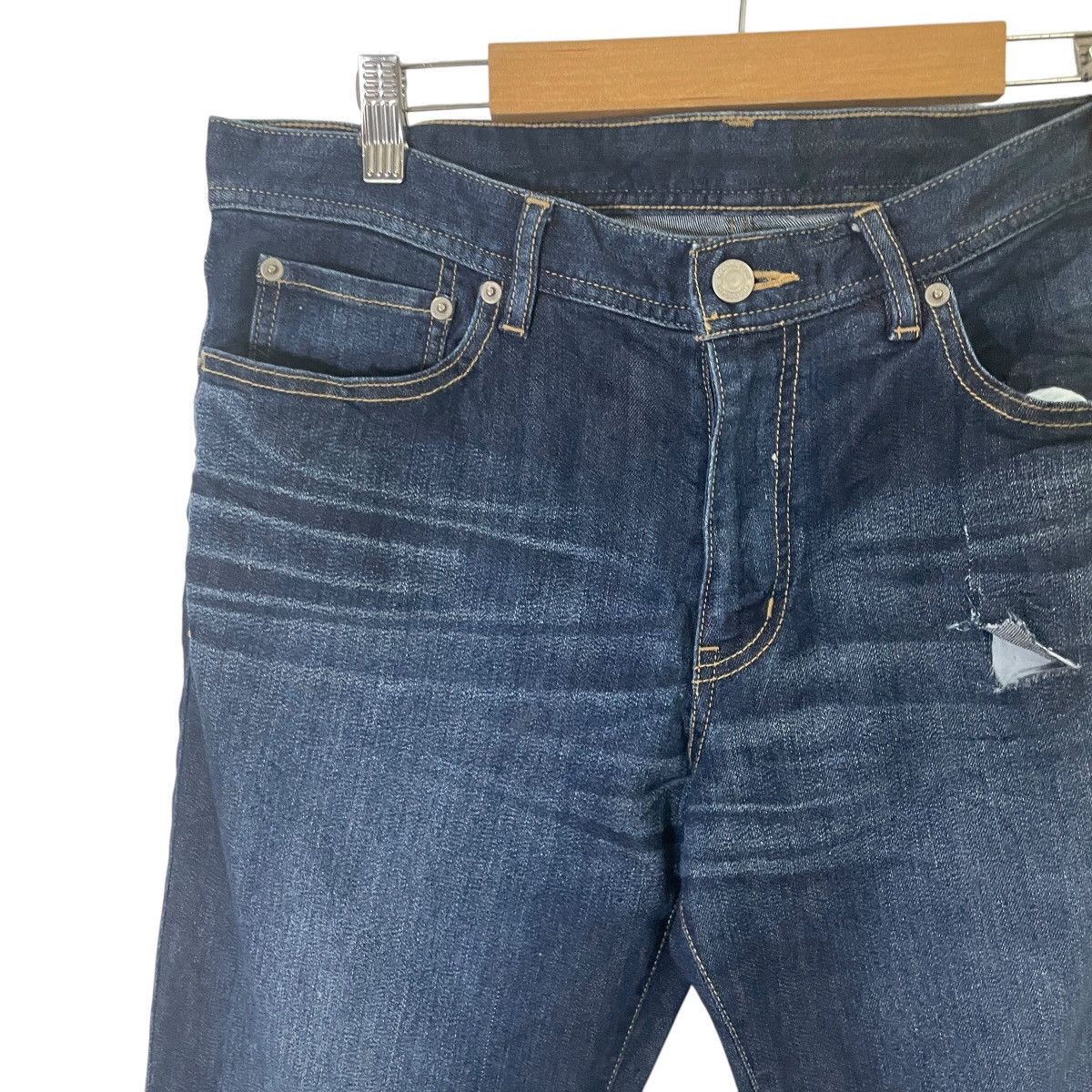 Mackintosh Vintage Mackintosh Distressed Denim Size US 35 - 3 Thumbnail
