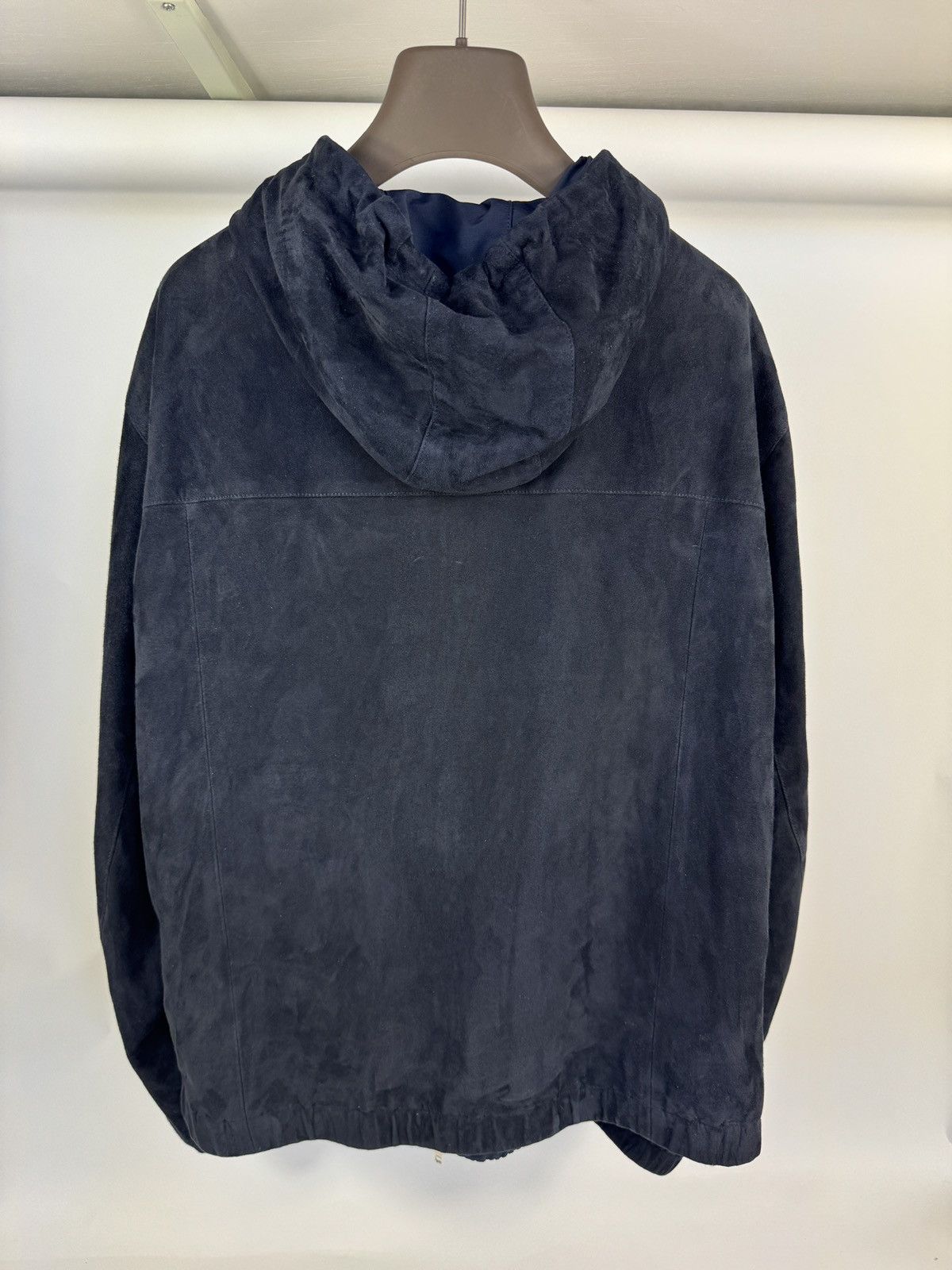 Eleventy Hooded Regular-Fit Suede Reversible Jacket Size US XL / EU 56 / 4 - 2 Thumbnail