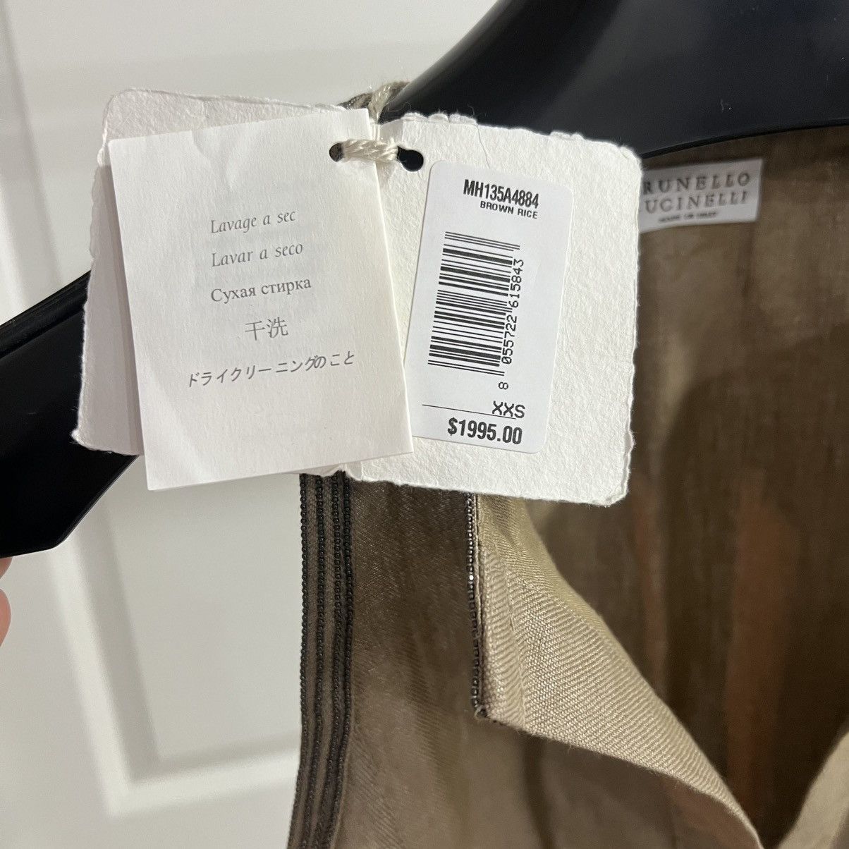 Brunello Cucinelli Brunello Cucimelli Halterneck Knee-Length Dress size XXS Size XXS / US 00 / IT 34 - 4 Thumbnail