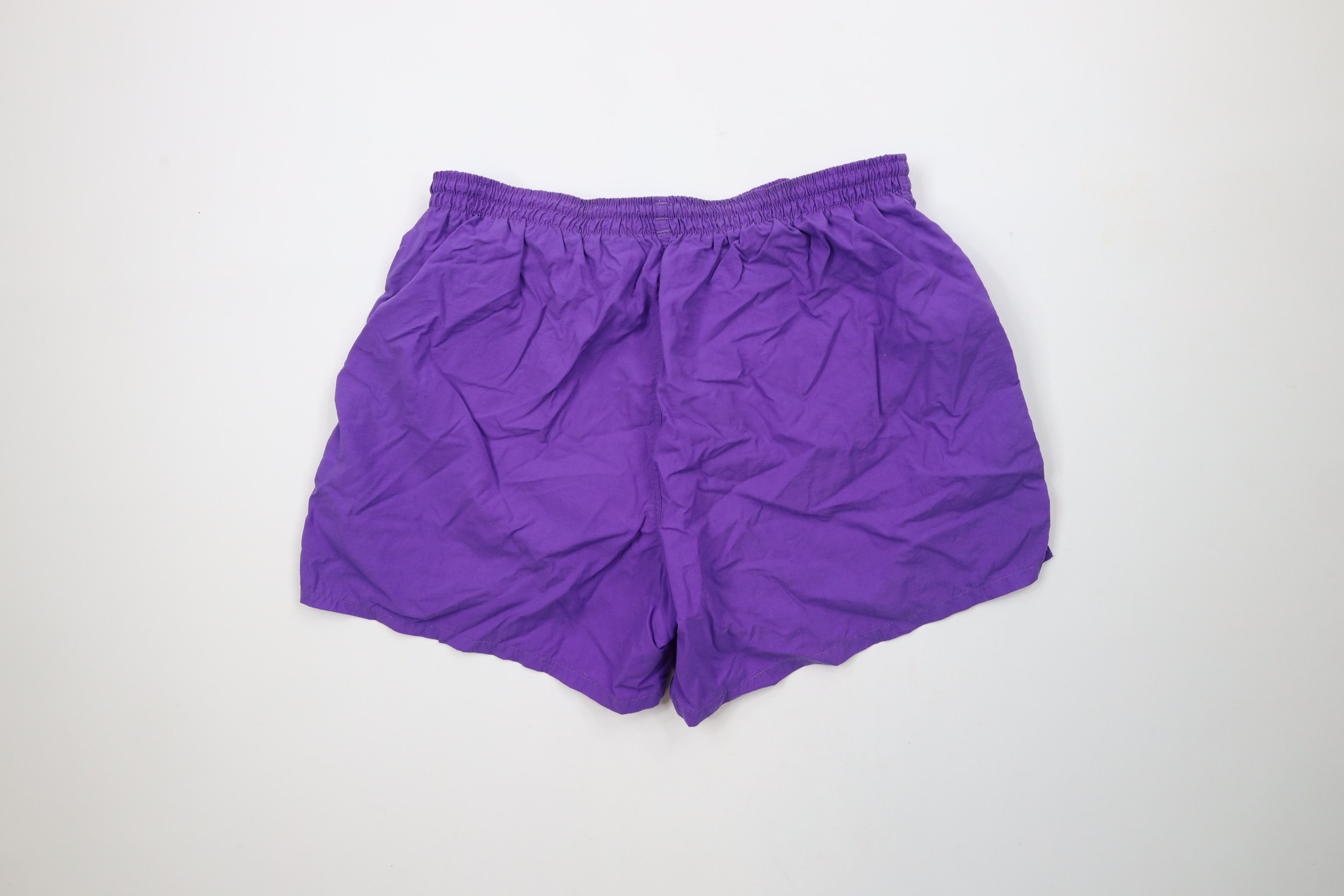 Vintage Vintage 90s Streetwear Above Knee Shorts Baggies Purple Size US 34 / EU 50 - 10 Thumbnail