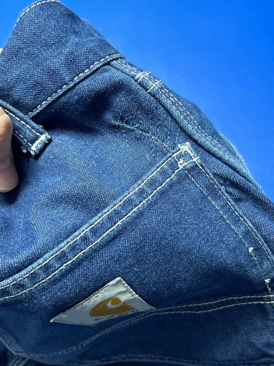 Carhartt Carhartt WIP Single Knee Pant Blue Denim Carpenter Size S Size US 30 / EU 46 - 20 Thumbnail
