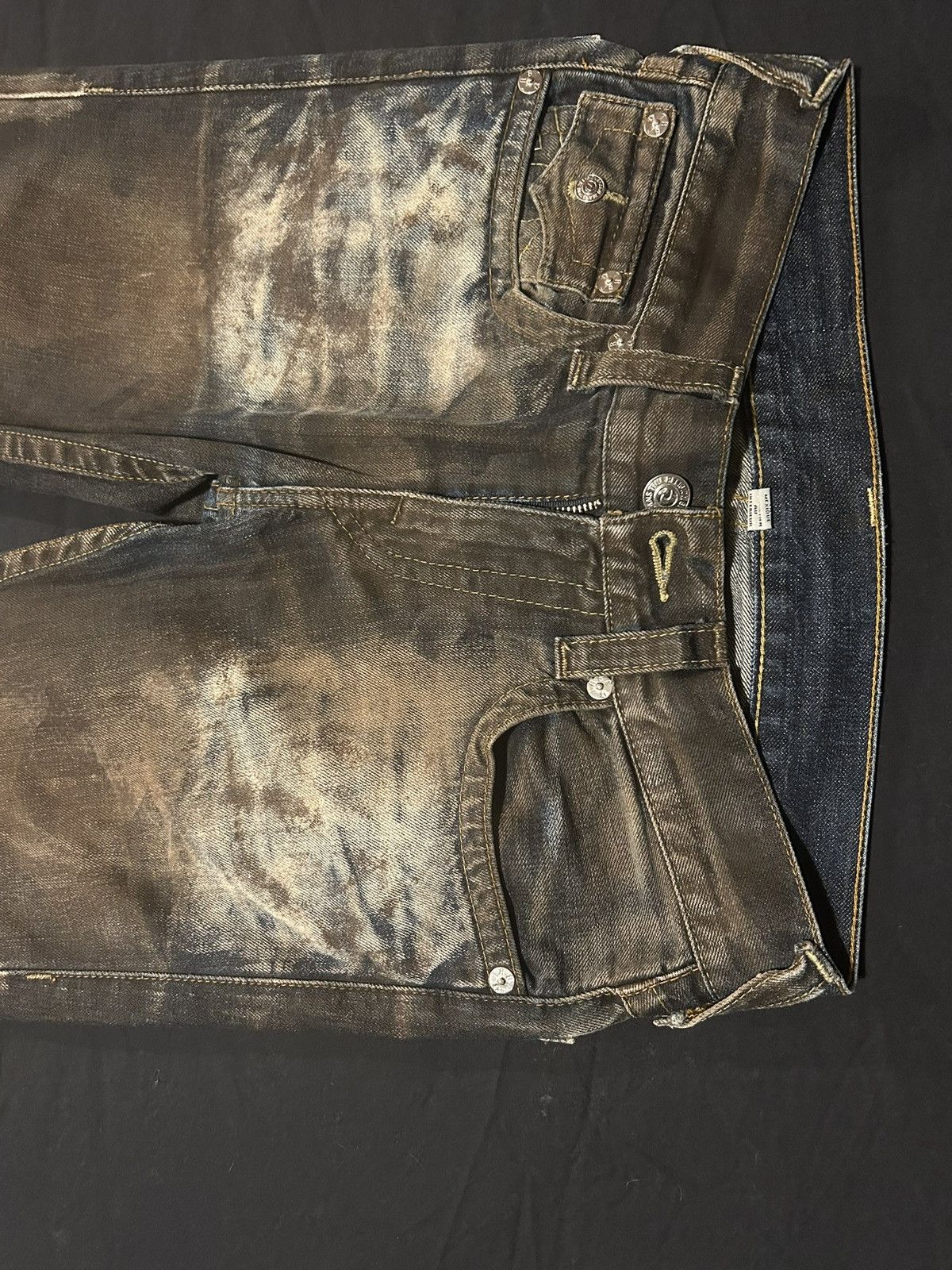 True Religion Waxed True Religion Jeans Size US 29 - 3 Thumbnail