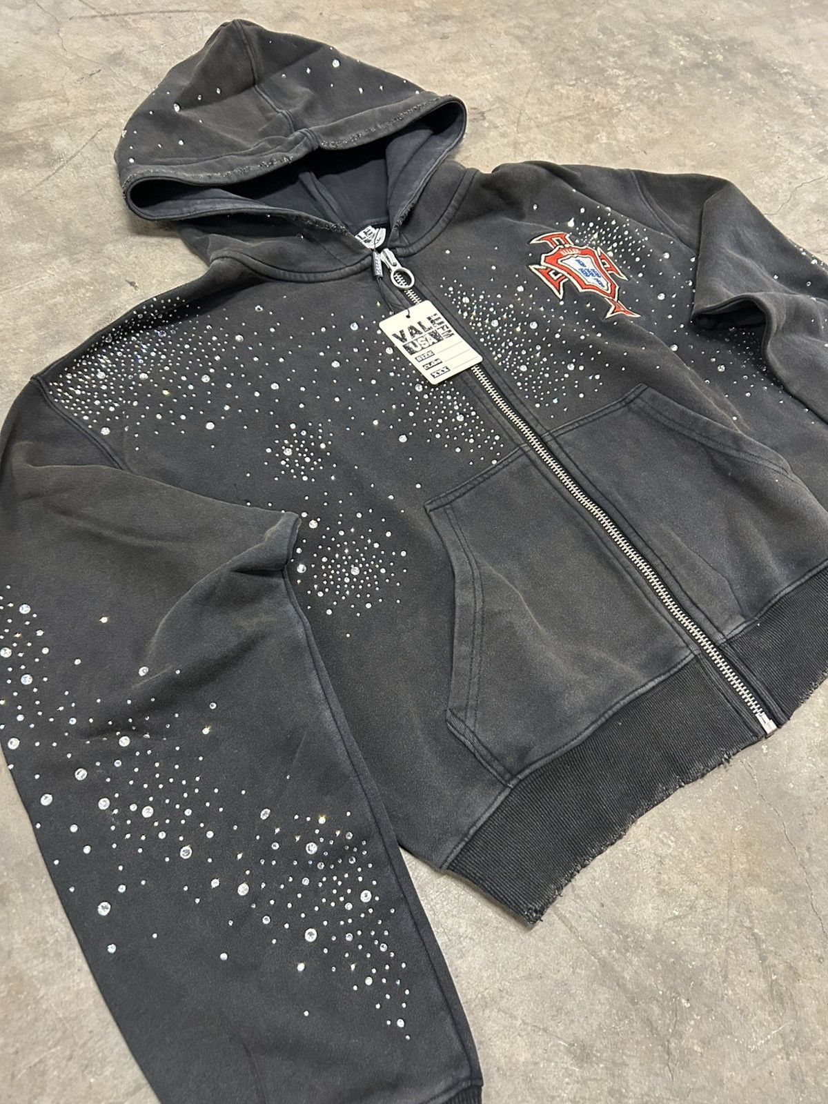 Vale Vale Forever Valley Dreams Black Cluster Pluto Zip Up Hoodie Size US XXL / EU 58 / 5 - 2 Thumbnail