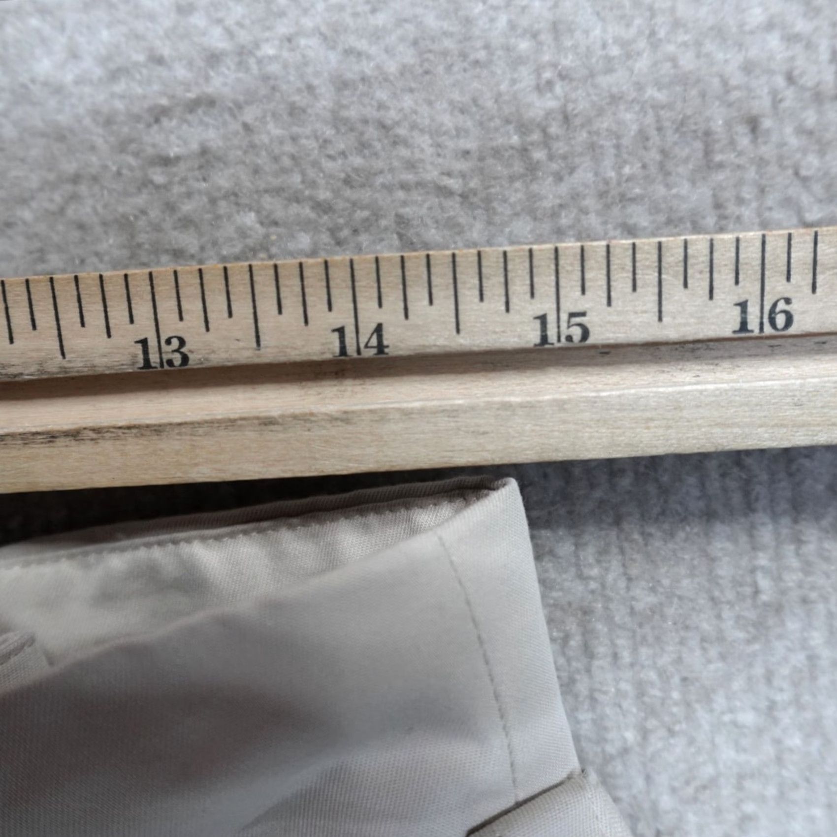 Vintage Caara Womens Pants XL Beige Wide Leg High Rise Belted NEW Size 40" / US 18 - 7 Thumbnail