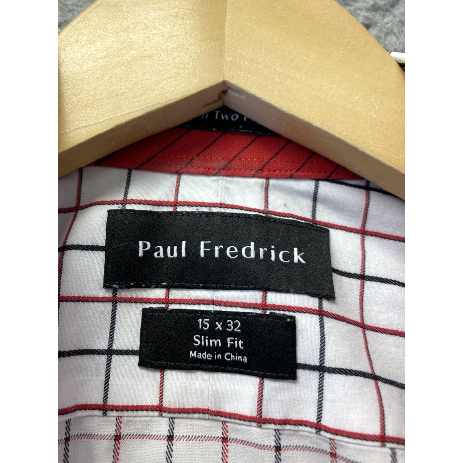Vintage VINTAGE Paul Frederick Button Shirt Long Sleeve blue white Check Regular 15.5 Mens Button-Up Shirt 15-32 /0482 Size US L / EU 52-54 / 3 - 4 Thumbnail