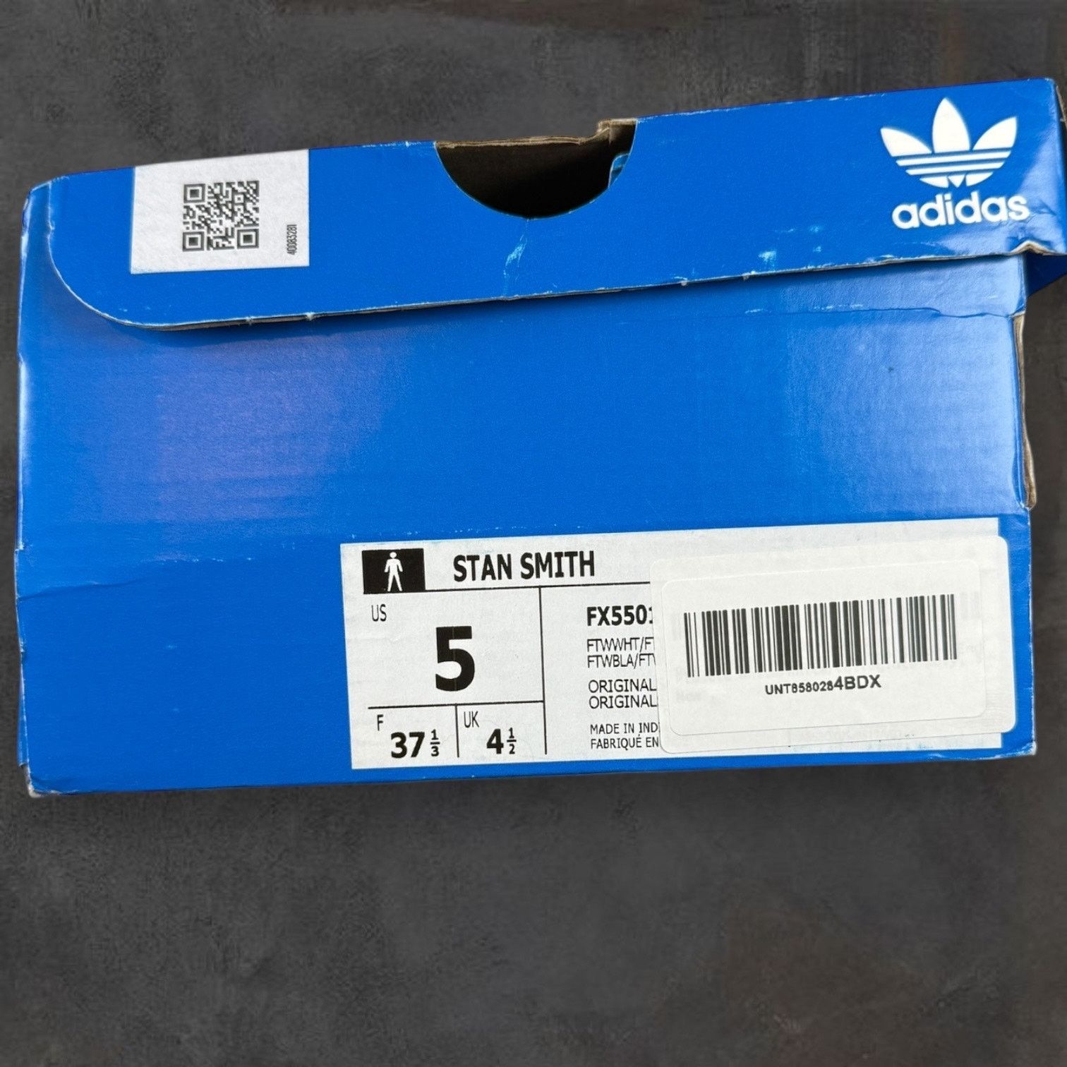 Adidas Adidas Originals Stan Smith White Navy Men's US 5 NWT NIB Size US 5 / EU 37 - 4 Thumbnail