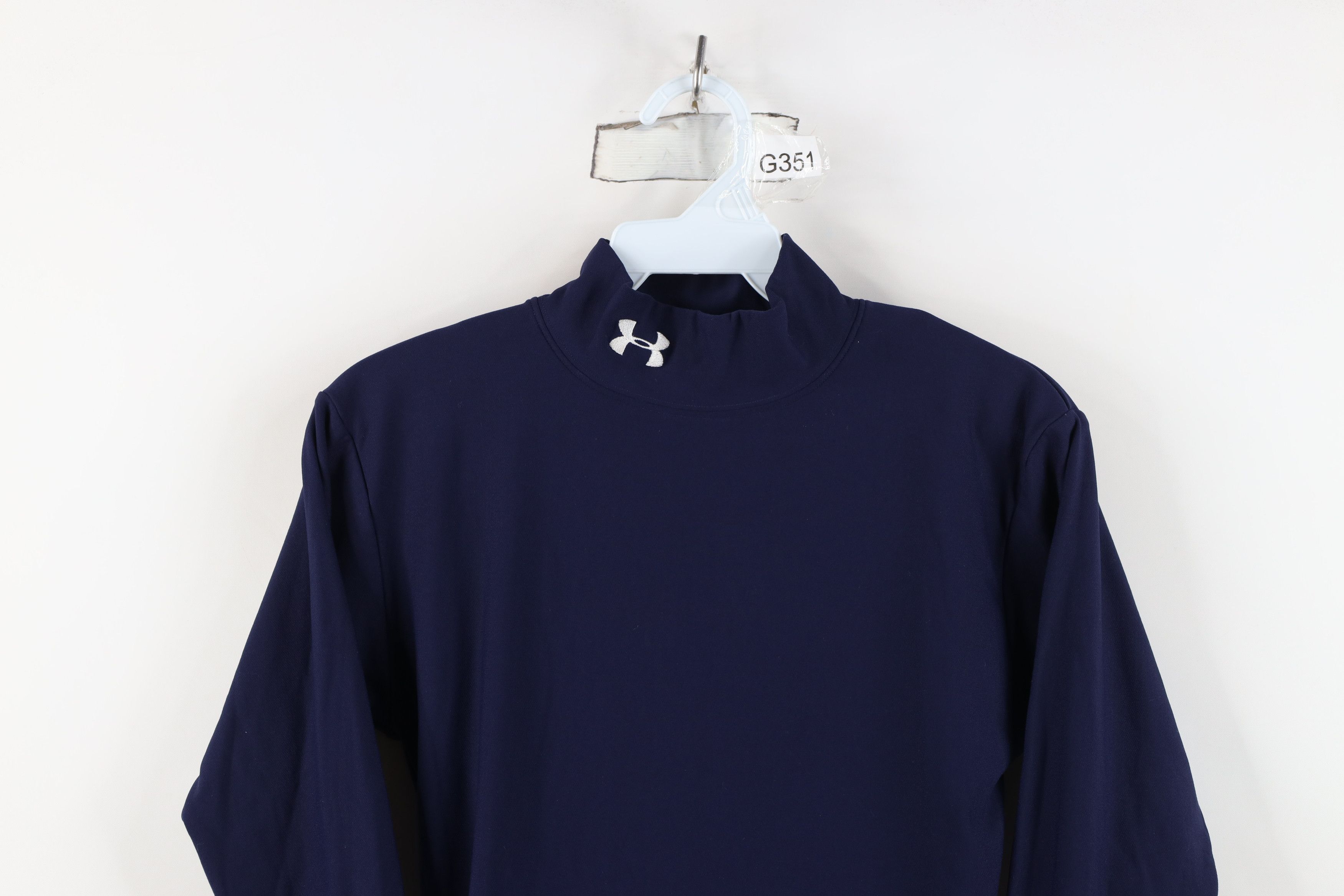 Under Armour Under Armour Compression Training Mock Neck T-Shirt Blue Size US S / EU 44-46 / 1 - 2 Thumbnail