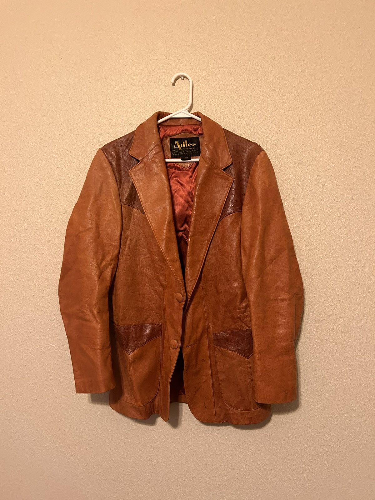 Adler × Vintage Mens vintage western leather jacket Size US M / EU 48-50 / 2 - 1 Thumbnail