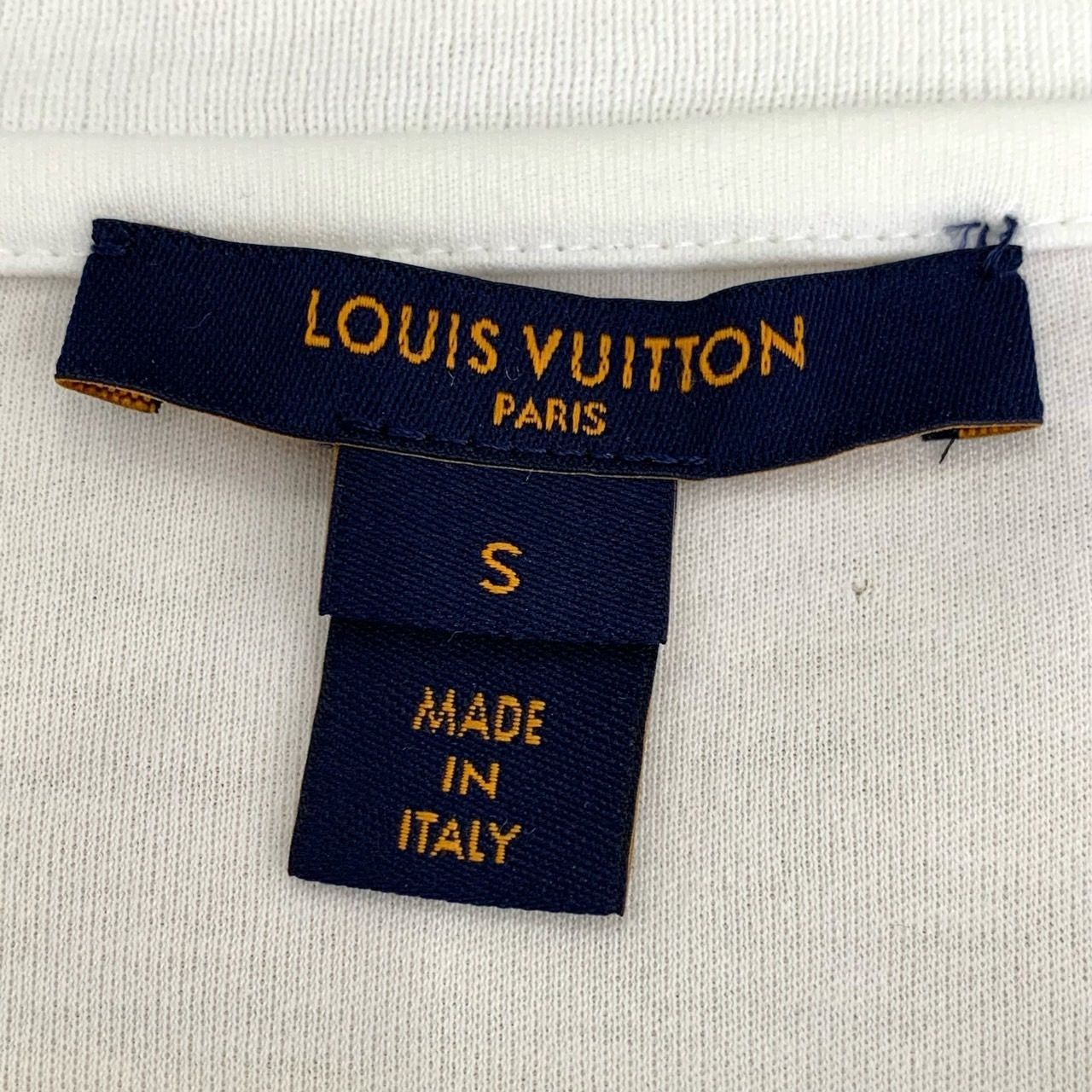 Louis Vuitton Louis Vuitton Lv 22 Collection Chain-Decorated Round-Neck Wh Size US S / EU 44-46 / 1 - 2 Thumbnail
