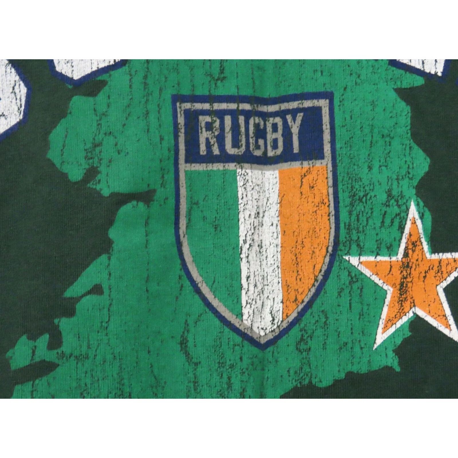 Vintage American Rag Cie T-Shirt Dublin Rugby Ireland Green Graphic Tee Mens M Size US M / EU 48-50 / 2 - 6 Thumbnail