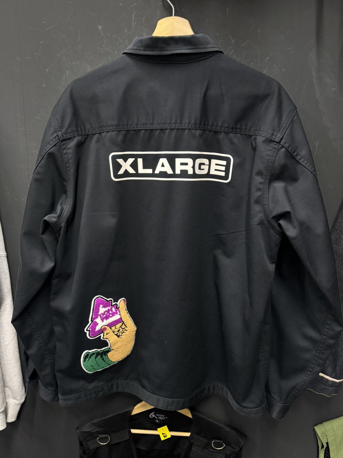 Xlarge XLarge Balck Jacket Embroidered Size US XL / EU 56 / 4 - 1 Thumbnail