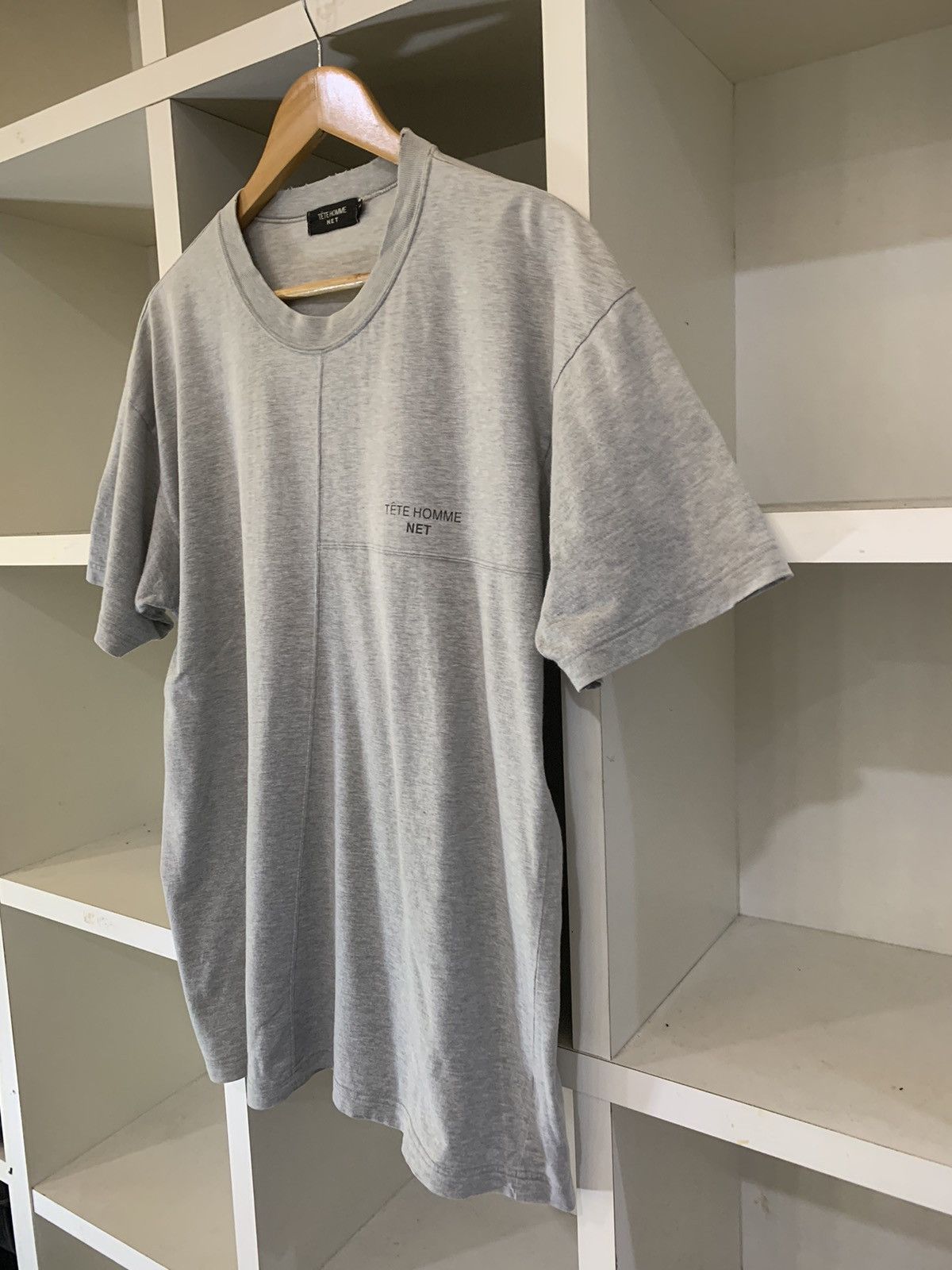 Issey Miyake × Tete Homme × Vintage Tete Homme Net T-Shirt Size US L / EU 52-54 / 3 - 3 Thumbnail