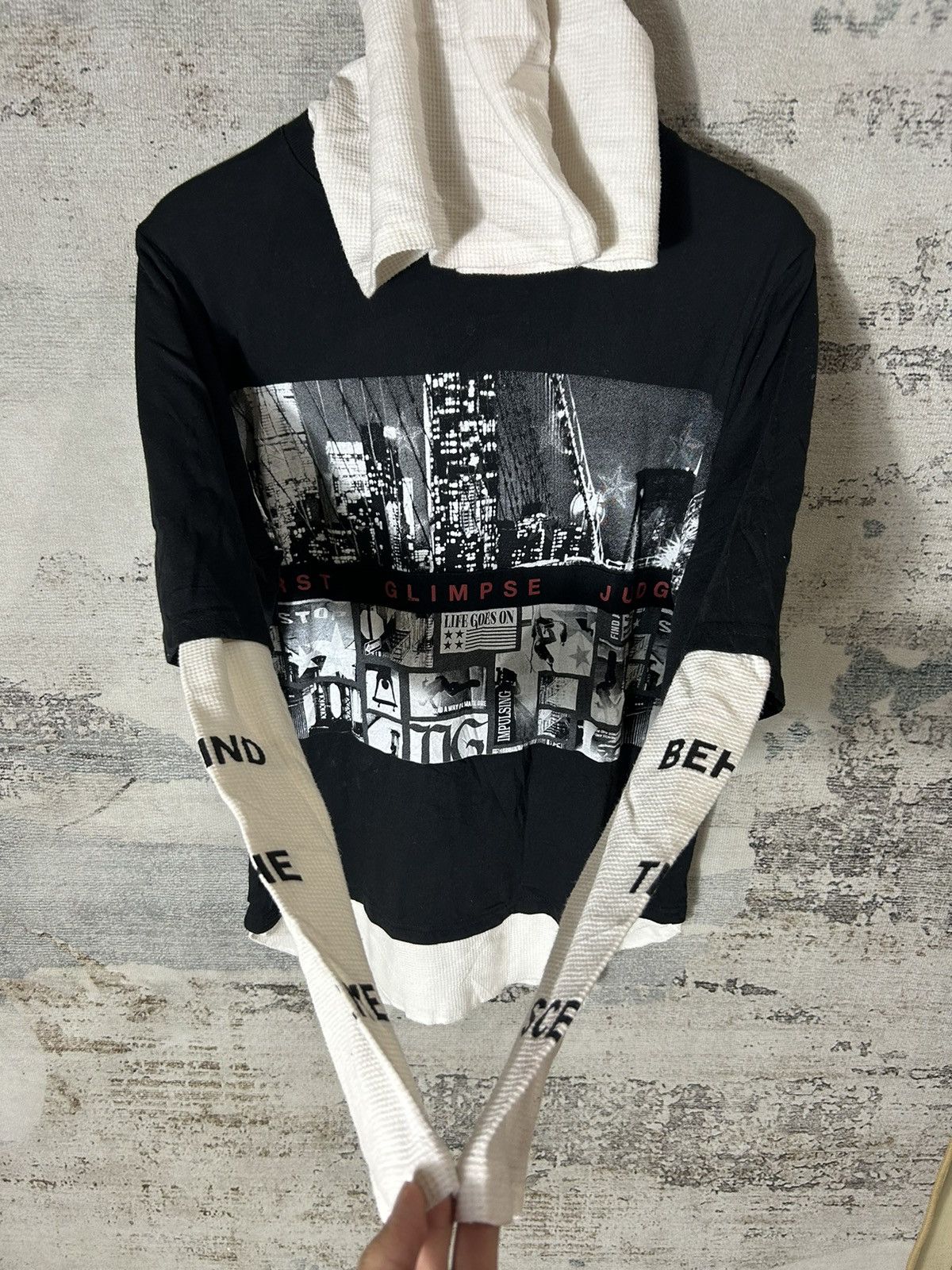 14th Addiction Japanese Gothic Tribal Long sleeve Hodies double layer Size US L / EU 52-54 / 3 - 2 Thumbnail