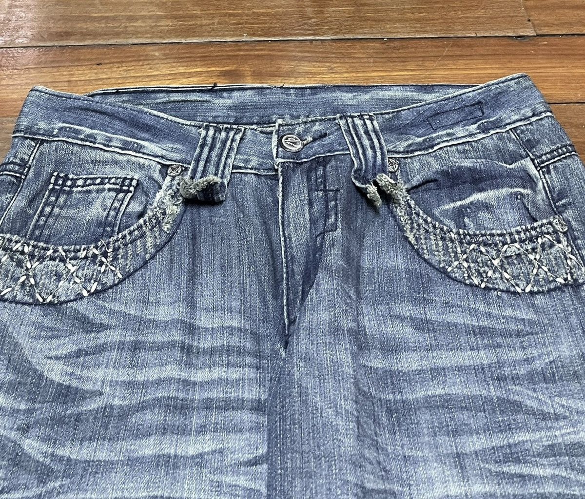 Dsquared2 × Le Grande Bleu (L.G.B.) × Vintage Rare Design Vintage Brand Dsquared2 Jeans 2000s Size US 31 - 3 Thumbnail