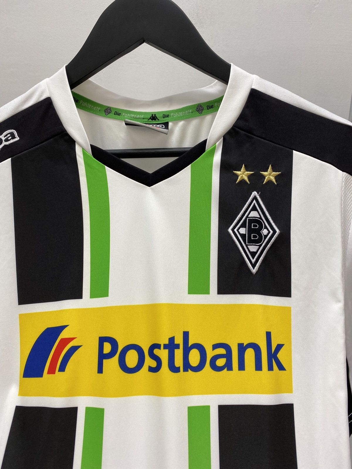 Kappa Borussia Mönchengladbach 2014 Soccer Jersey Home Size US L / EU 52-54 / 3 - 11 Thumbnail