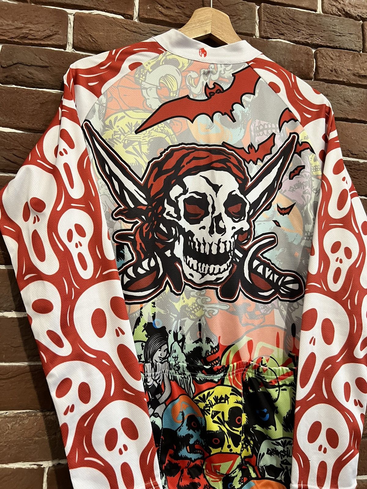 Other ONE OF A KIND Ghost Halloween Vintage Bike Jersey Hype Drip Size US L / EU 52-54 / 3 - 5 Thumbnail