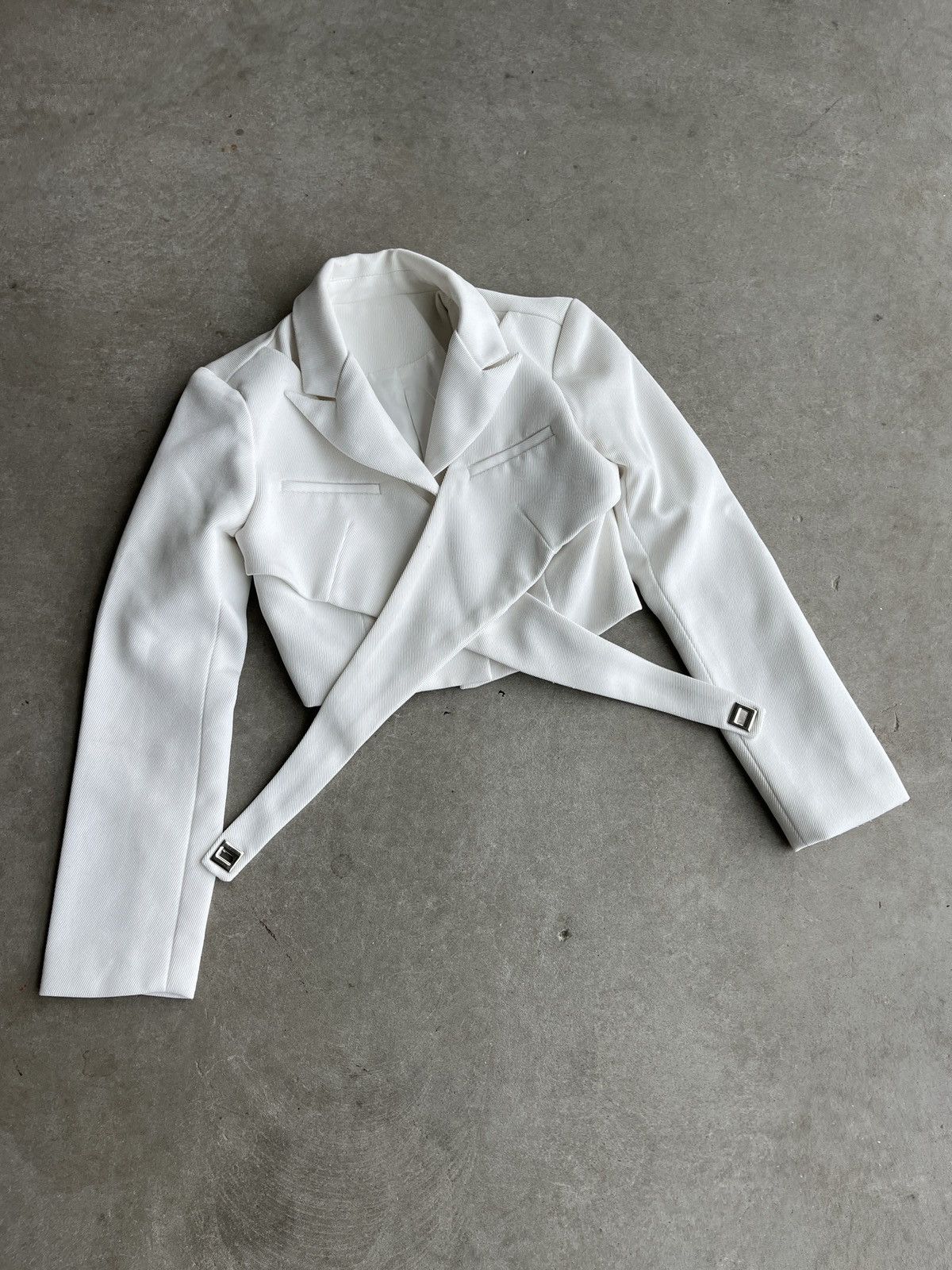 Other Futuristic Symmetrical Bondage Strap Blazer (unisex) Size S / US 4 / IT 40 - 3 Thumbnail