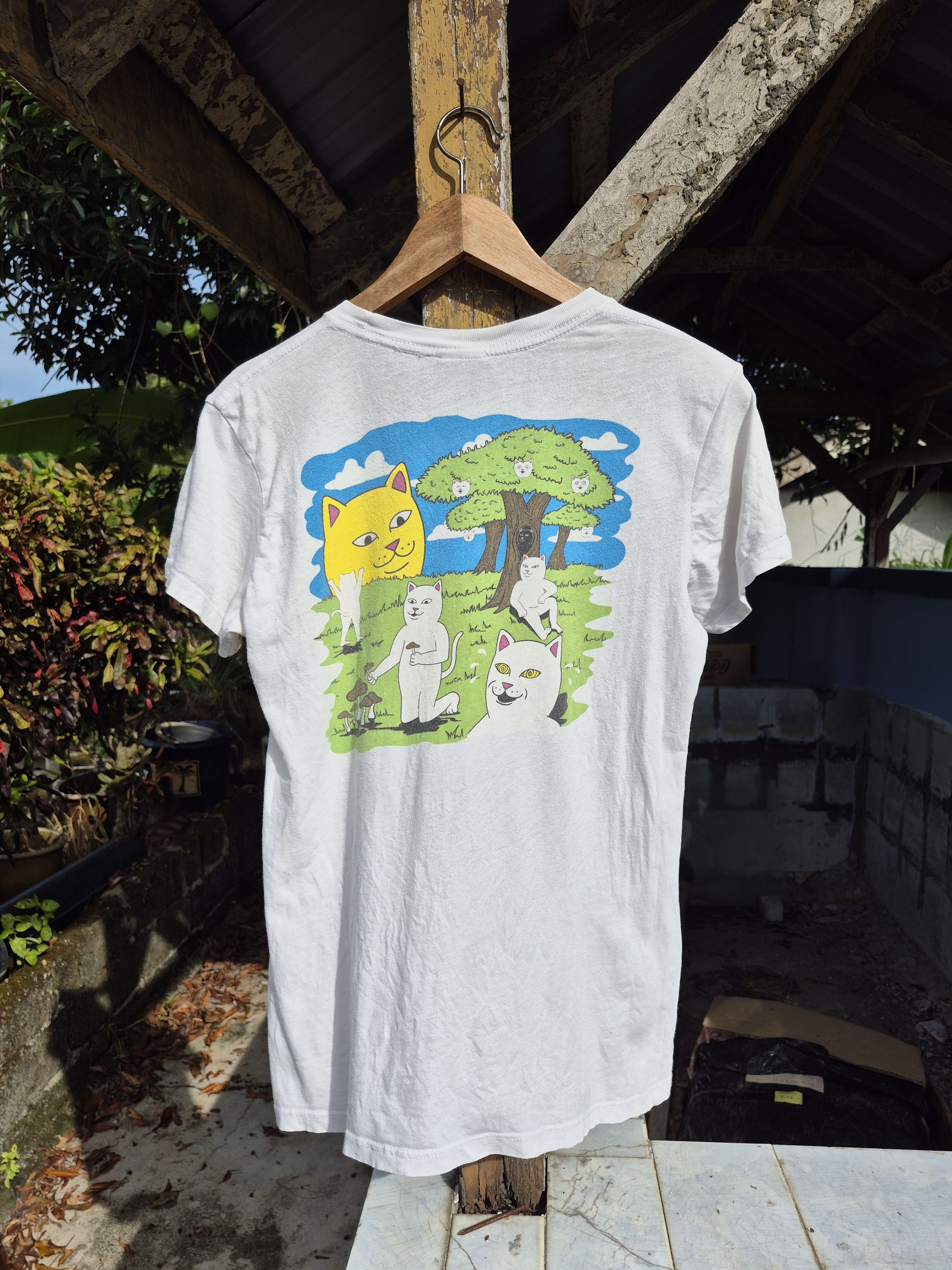 RIPNDIP 🔥 Rip n Dip Streetwear Skate Tee Crazy Cat Size US M / EU 48-50 / 2 - 1 Thumbnail