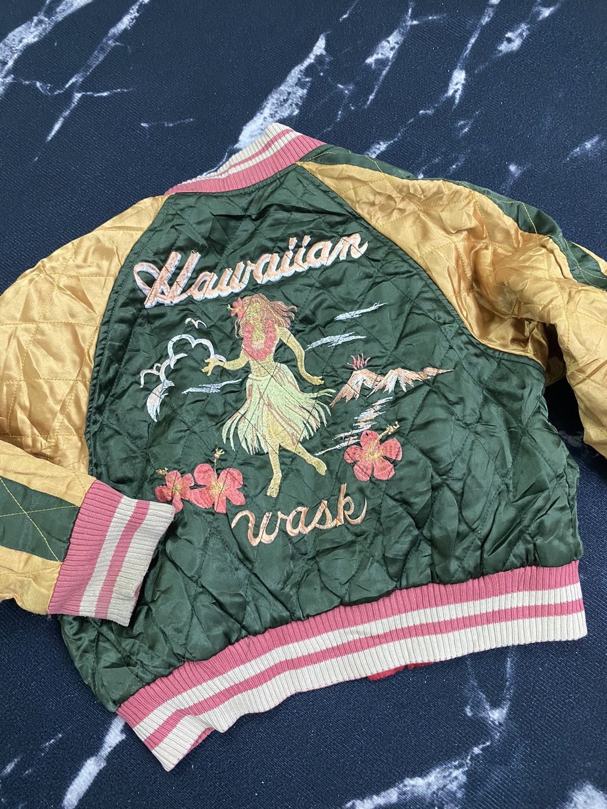 Japanese Brand Kids sukajan hawaii jacket Size US XXS / EU 40 - 2 Thumbnail
