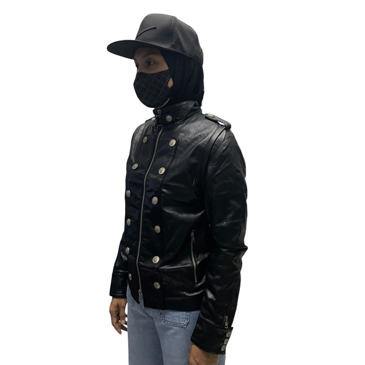 JACKROSE Detachable Sleeve Double Breast Zipper Vest Jacket 5674-201 Size M / US 6-8 / IT 42-44 - 15 Thumbnail