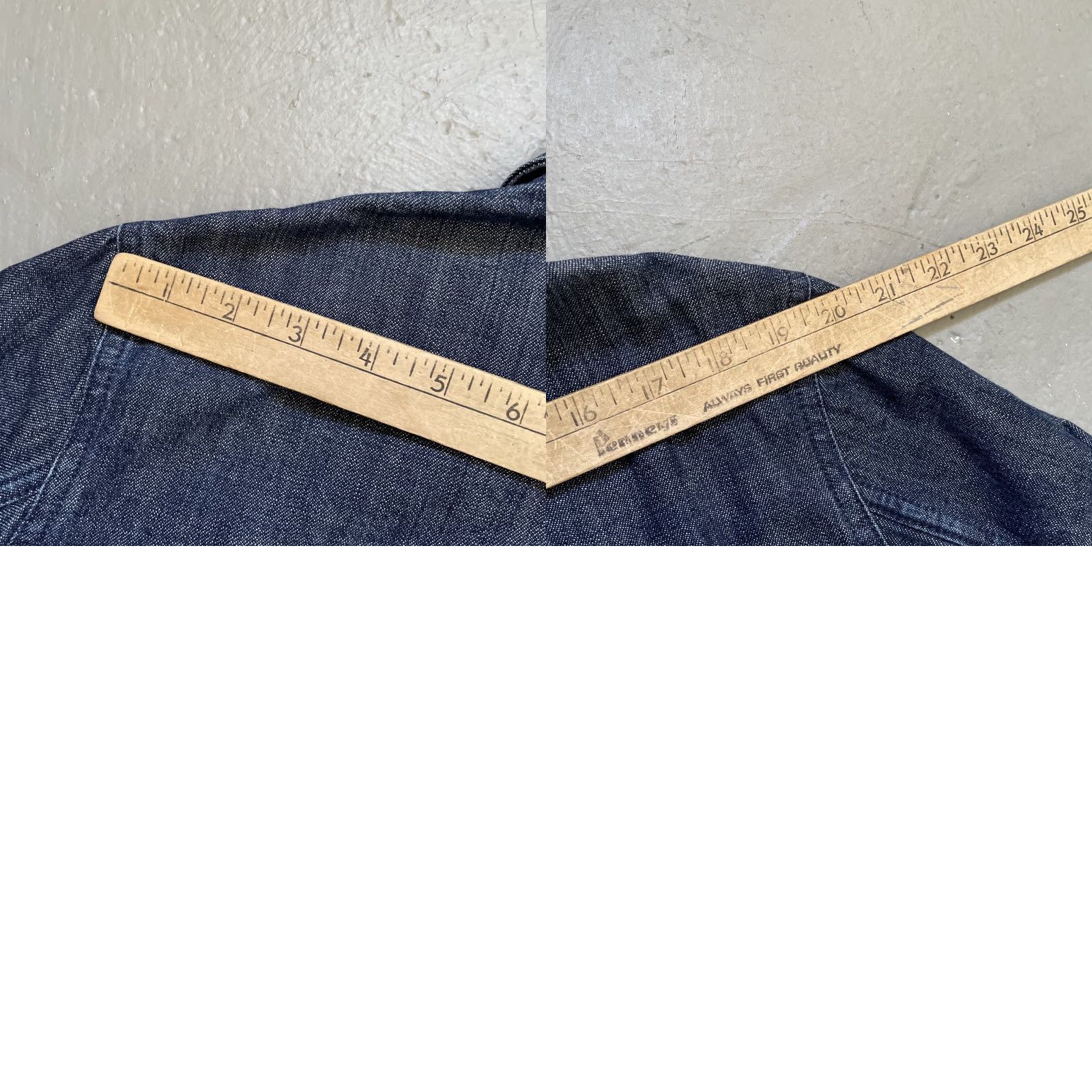 Vintage VINTAGE Freemans Sporting Club Selvedge Denim Chore Jacket Men's XL Blue Workwear Chin Strap Engineer Denim Jacket Size US XL / EU 56 / 4 - 9 Thumbnail