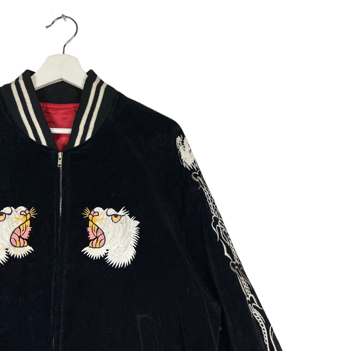 Japanese Brand 🔥 VINTAGE 60s SUKAJAN DRAGON EMBROIDERY VELVET Size US M / EU 48-50 / 2 - 7 Thumbnail