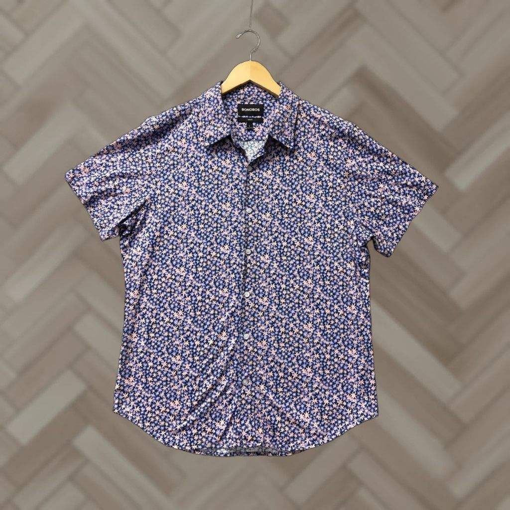 Bonobos Bonobos Casual Lightweight Button Shirt L Slim Multicolor Slim /16-17 Size US L / EU 52-54 / 3 - 1 Thumbnail