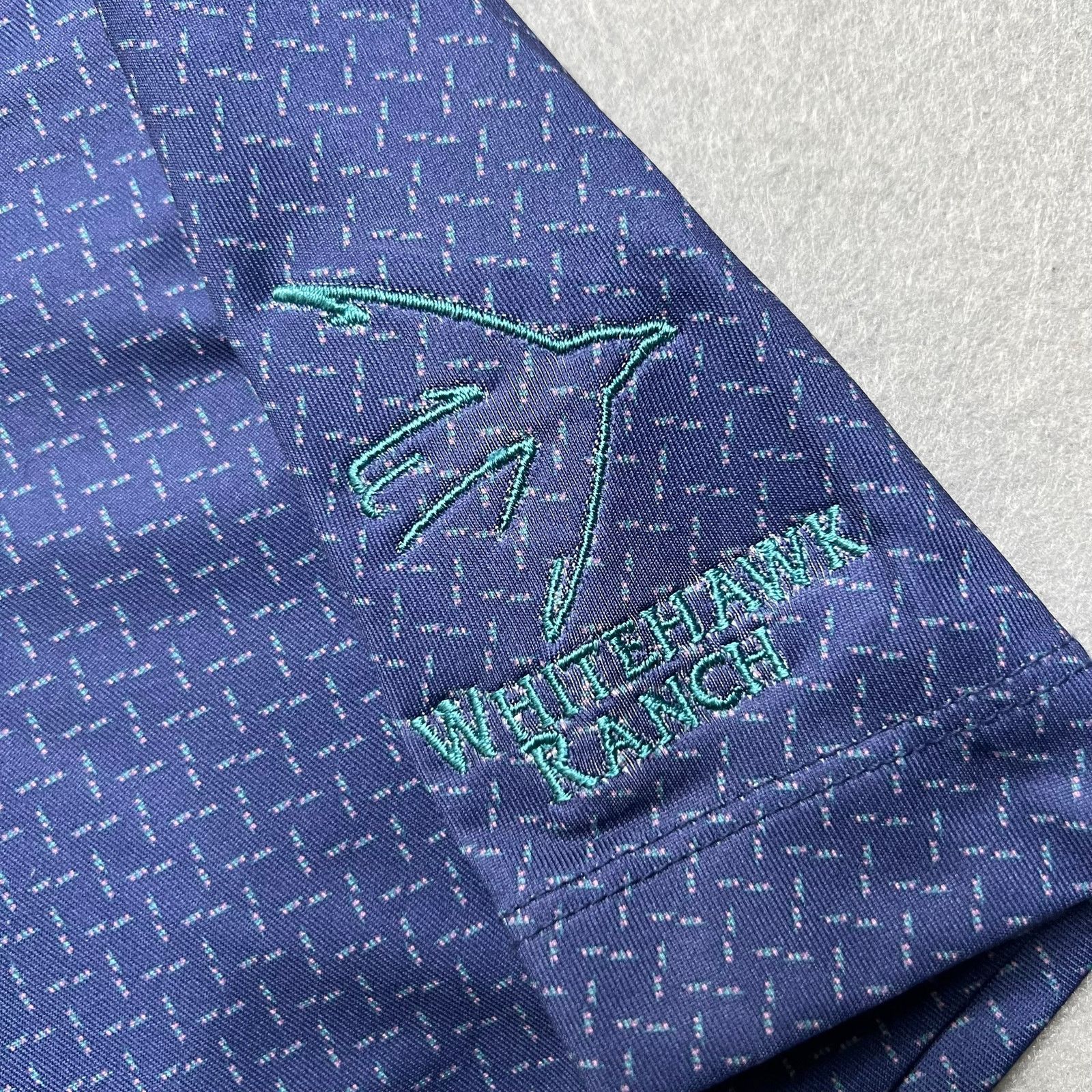 johnnie-O Johnnie-O Polo Shirt Men’s XL Geometric UPF 50 White Hawk Size US XL / EU 56 / 4 - 5 Thumbnail