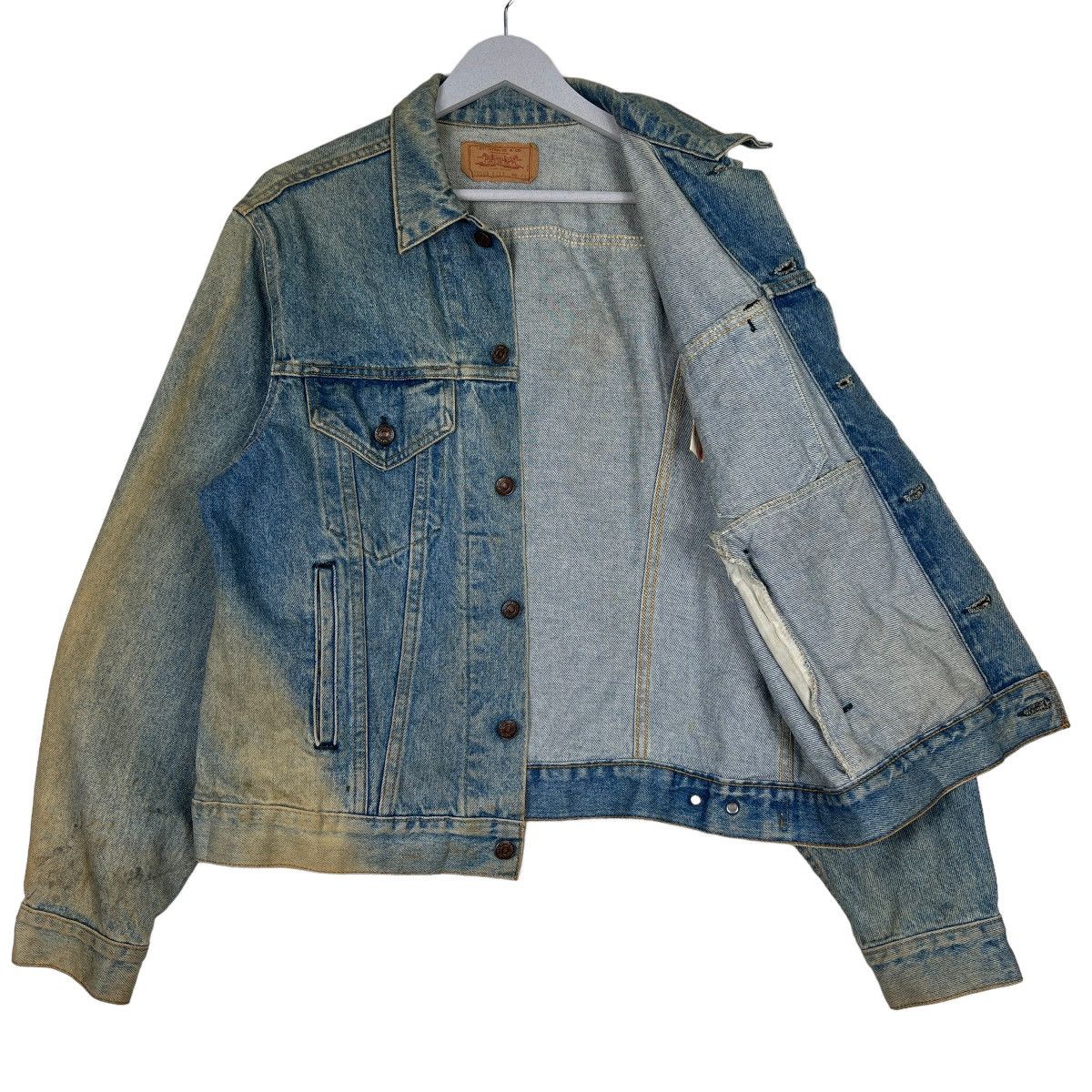 Levi's 🔥 90s VINTAGE LEVIS 70506 TRUCKER JACKET MADE IN USA Size US L / EU 52-54 / 3 - 9 Thumbnail