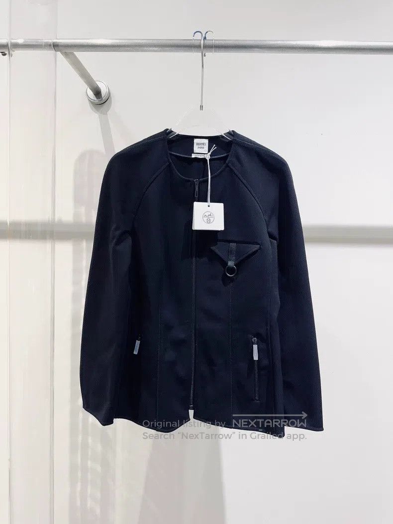 Hermes Hermes Black coat Autumn/Winter 2023 show model Size XS / US 0-2 / IT 36-38 - 1 Thumbnail