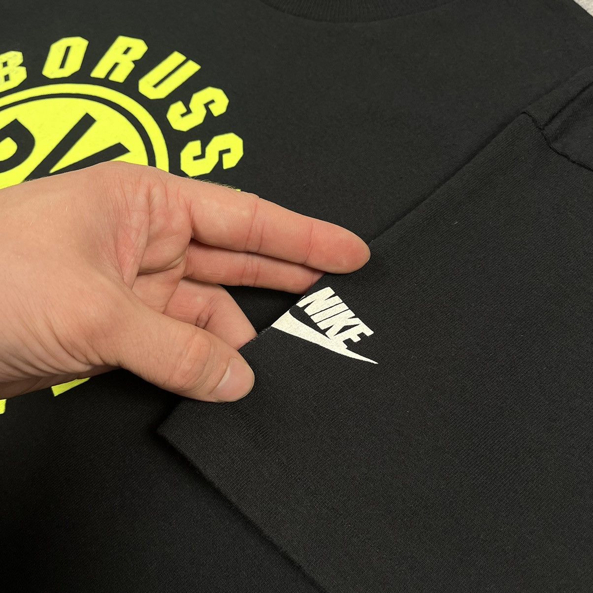 Nike Vintage Nike Borussia Dortmund rare big logo tee 90’s Size US S / EU 44-46 / 1 - 9 Thumbnail