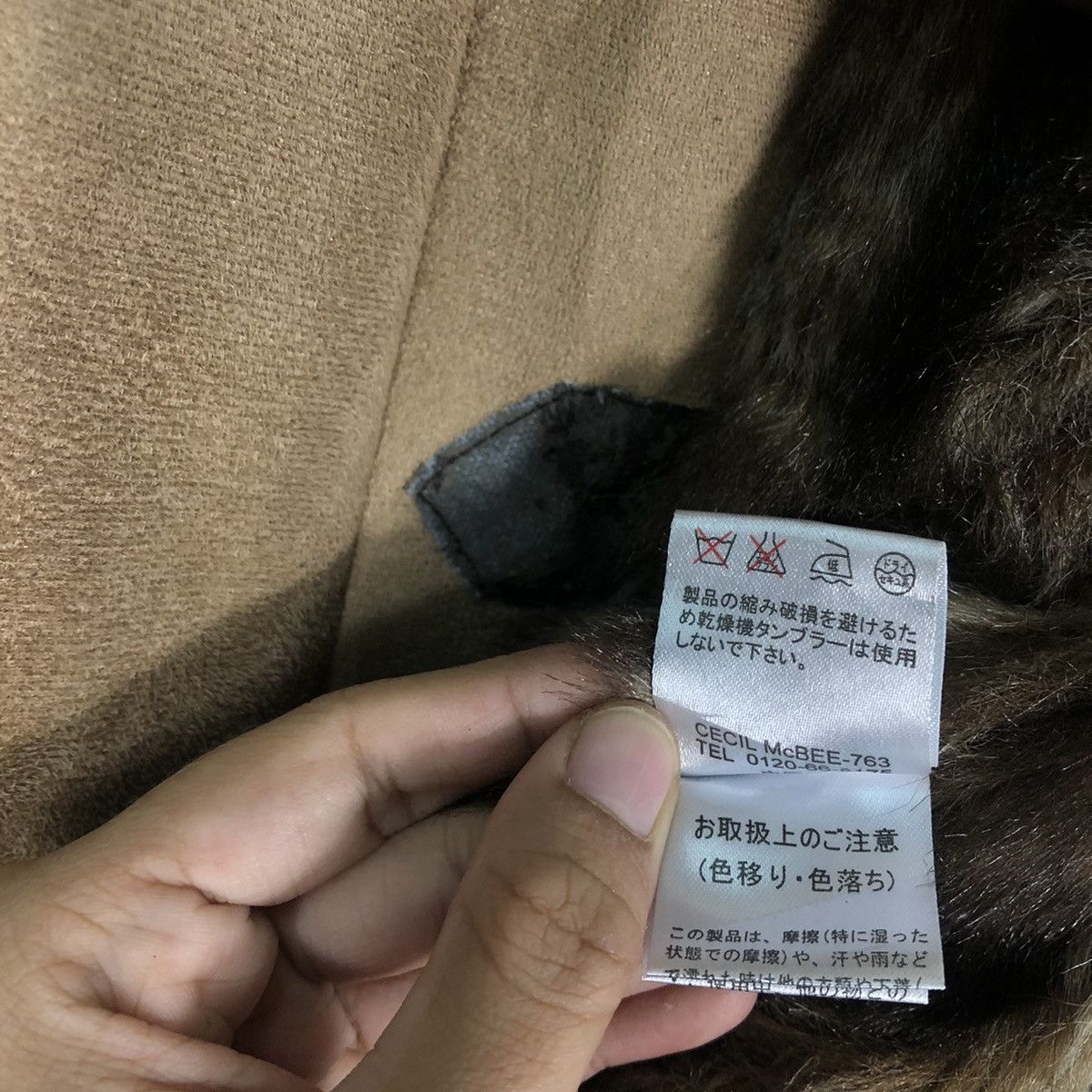 Japanese Brand 🔥Winter Jacket Cecil McBee Mink Fur Lining Size M / US 6-8 / IT 42-44 - 18 Thumbnail
