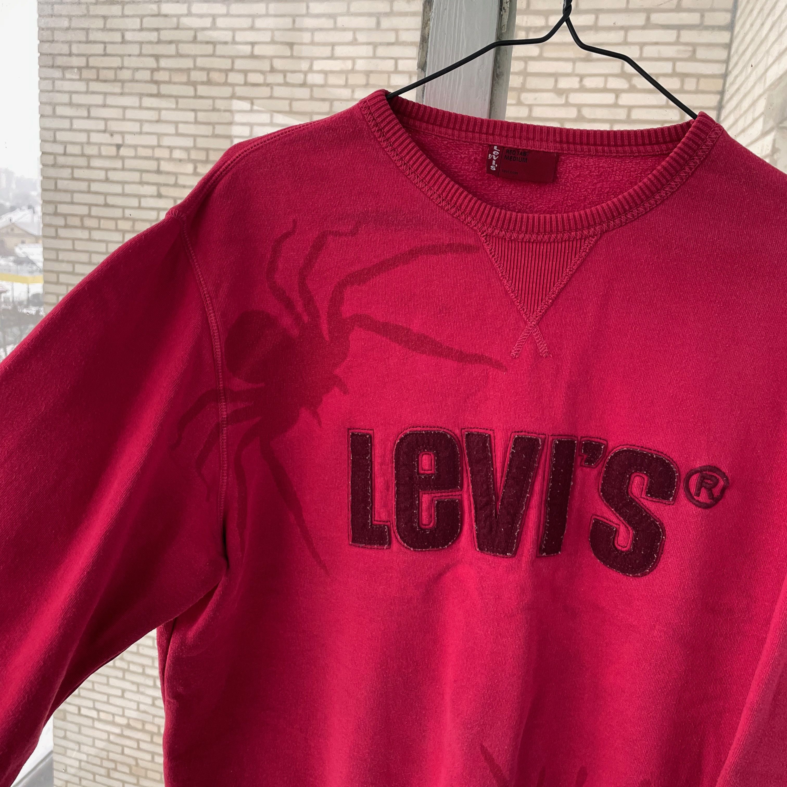 Levi's Levi's custom bleached faded spider patern y2k opium Size US M / EU 48-50 / 2 - 5 Thumbnail