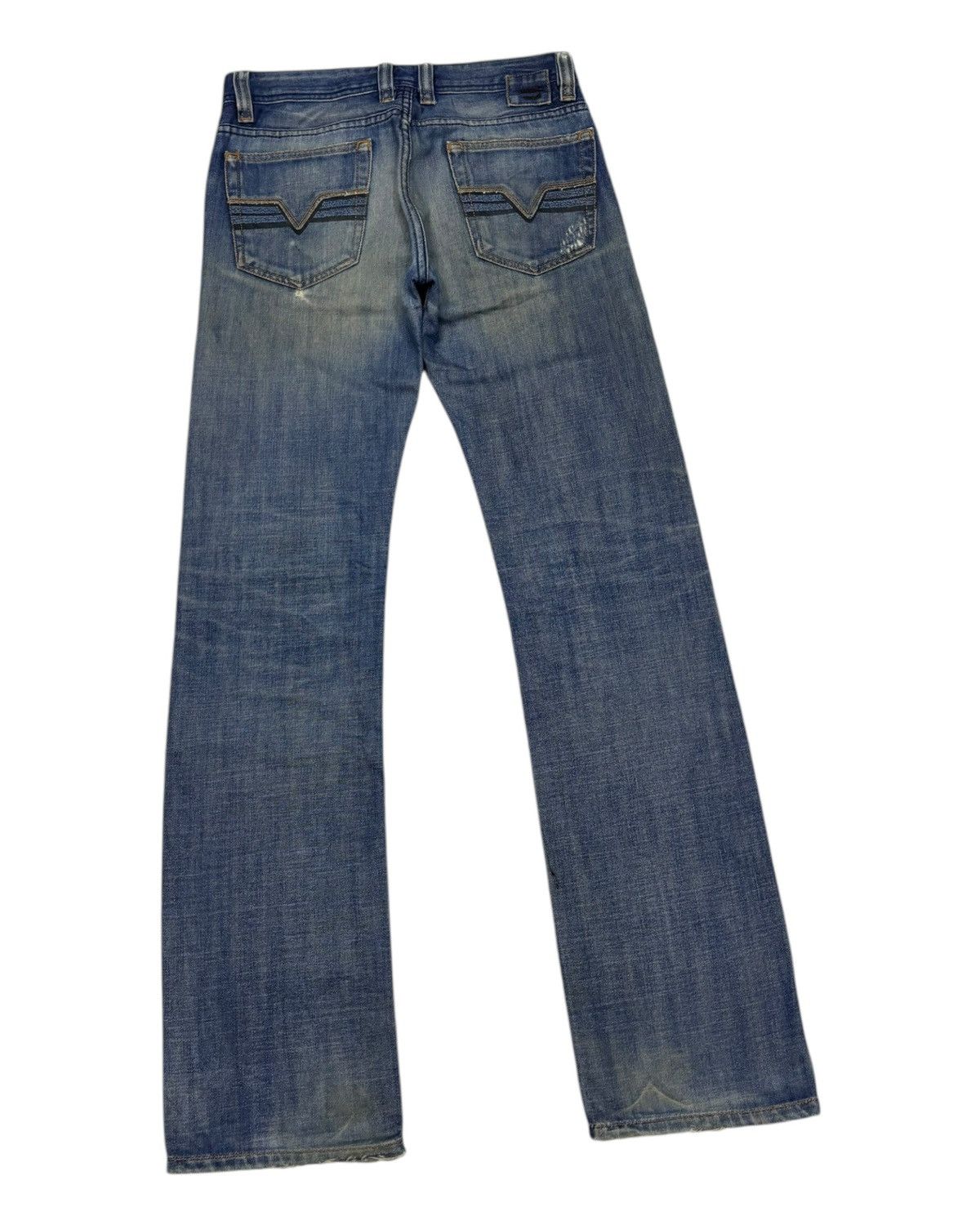 Diesel 🔥RARE DIESEL DENIM CUSTOM MADE AGEHA PAINT DISTRESS DENIM Size US 30 / EU 46 - 6 Thumbnail