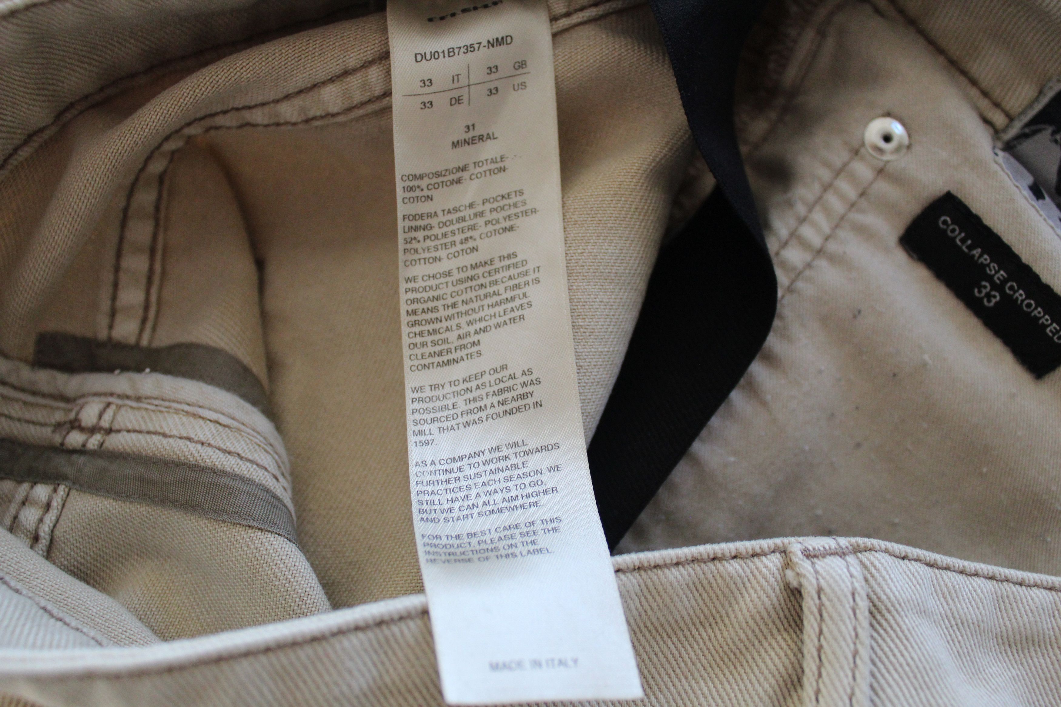 Rick Owens Drkshdw Rick Owens Drkshdw Collapse Cropped Pants Size US 34 / EU 50 - 5 Thumbnail