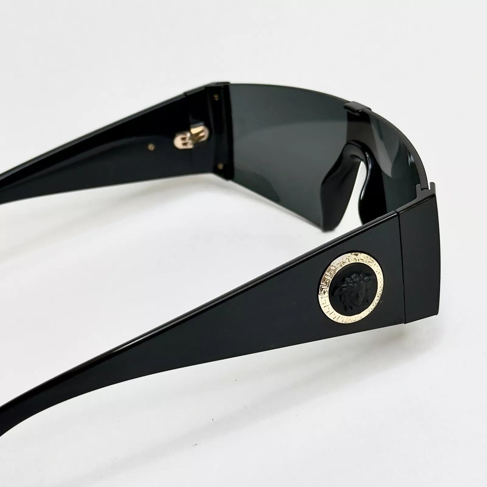 Versace VERSACE VE4360 GRECA Black Gold Medusa Logo Sunglasses 4360 Size ONE SIZE - 4 Thumbnail